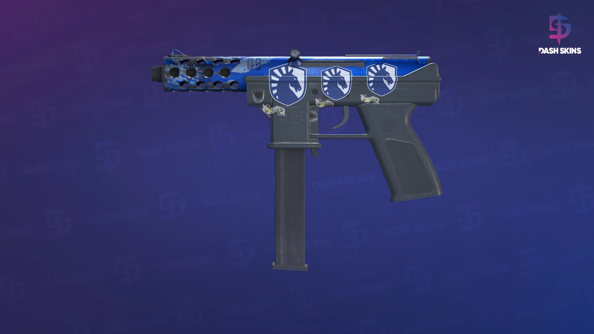 Tec-9 | Ice Cap (Minimal Wear) Screenshot Playside