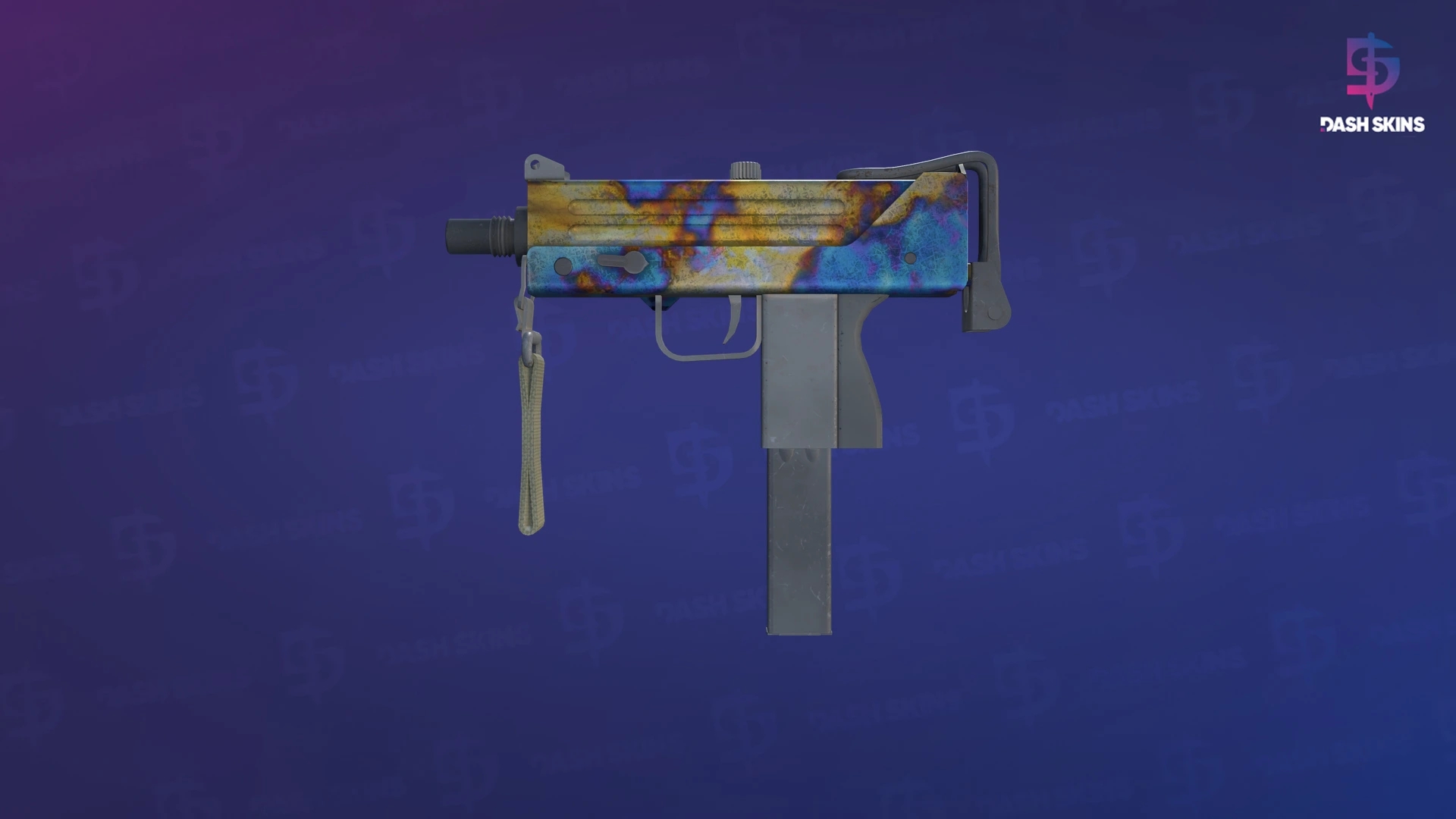 Souvenir MAC-10 | Case Hardened (Well-Worn) Screenshot Playside