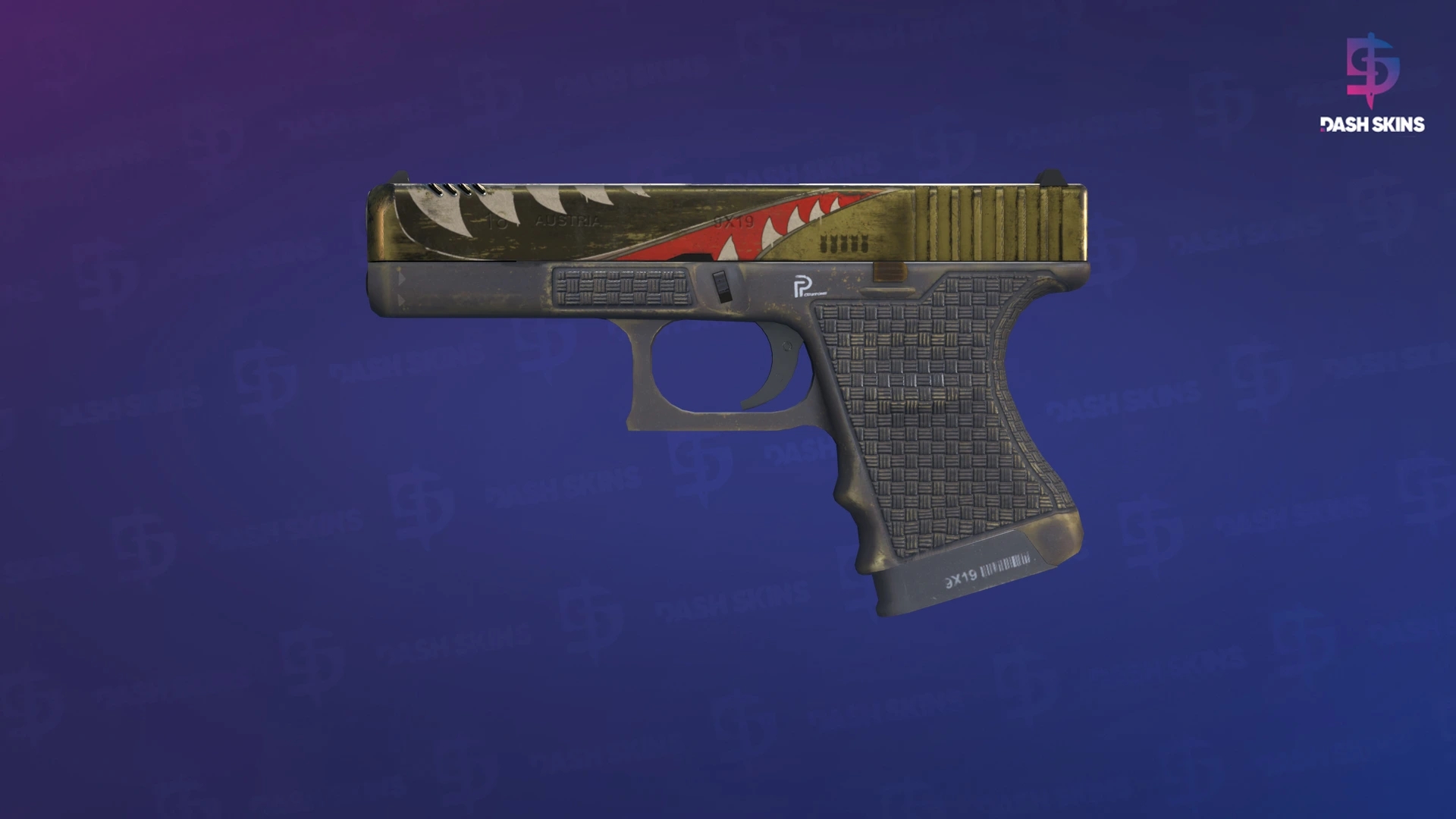 Glock-18 | Warhawk (Minimal Wear) Screenshot Playside