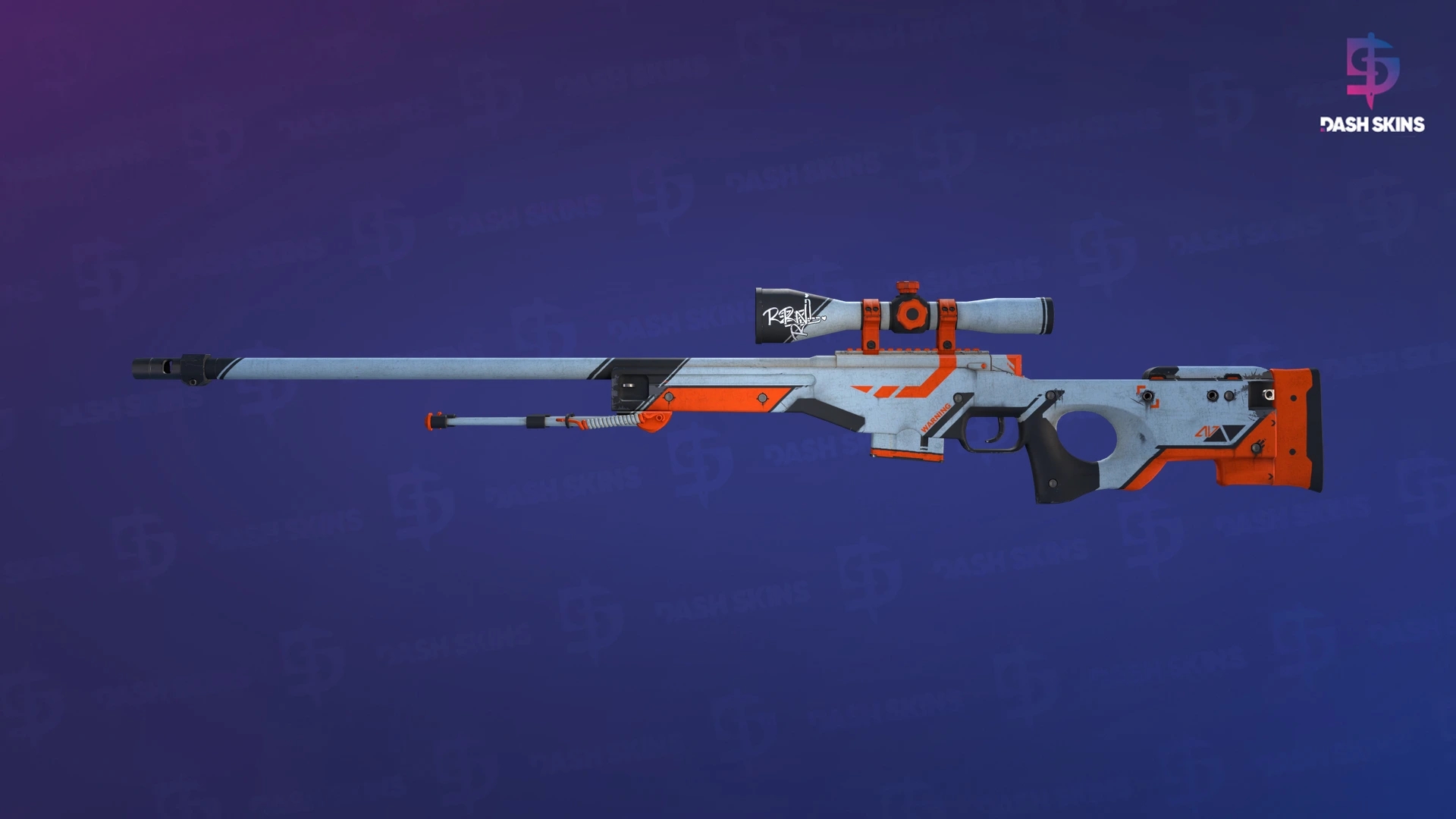 AWP | Asiimov (Battle-Scarred) Screenshot Playside
