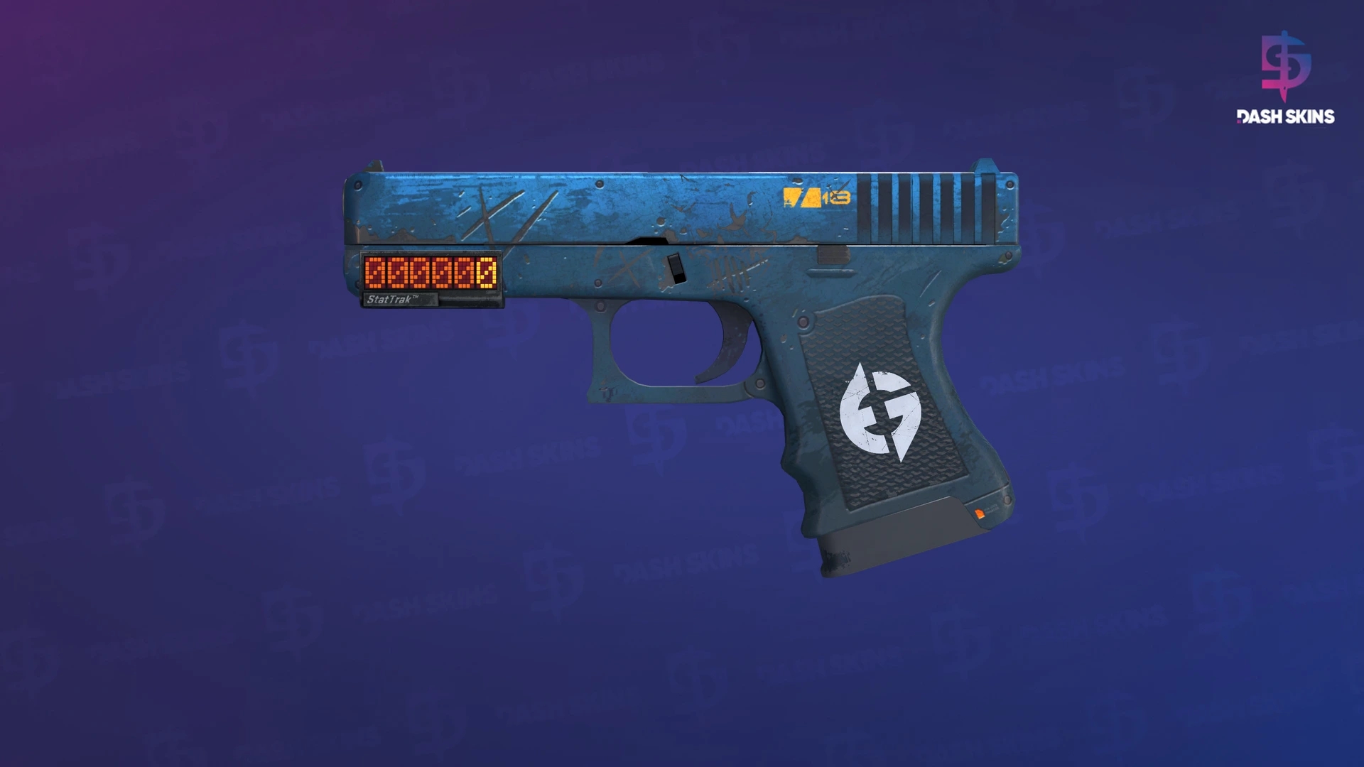 StatTrak™ Glock-18 | Off World (Battle-Scarred) Screenshot Playside