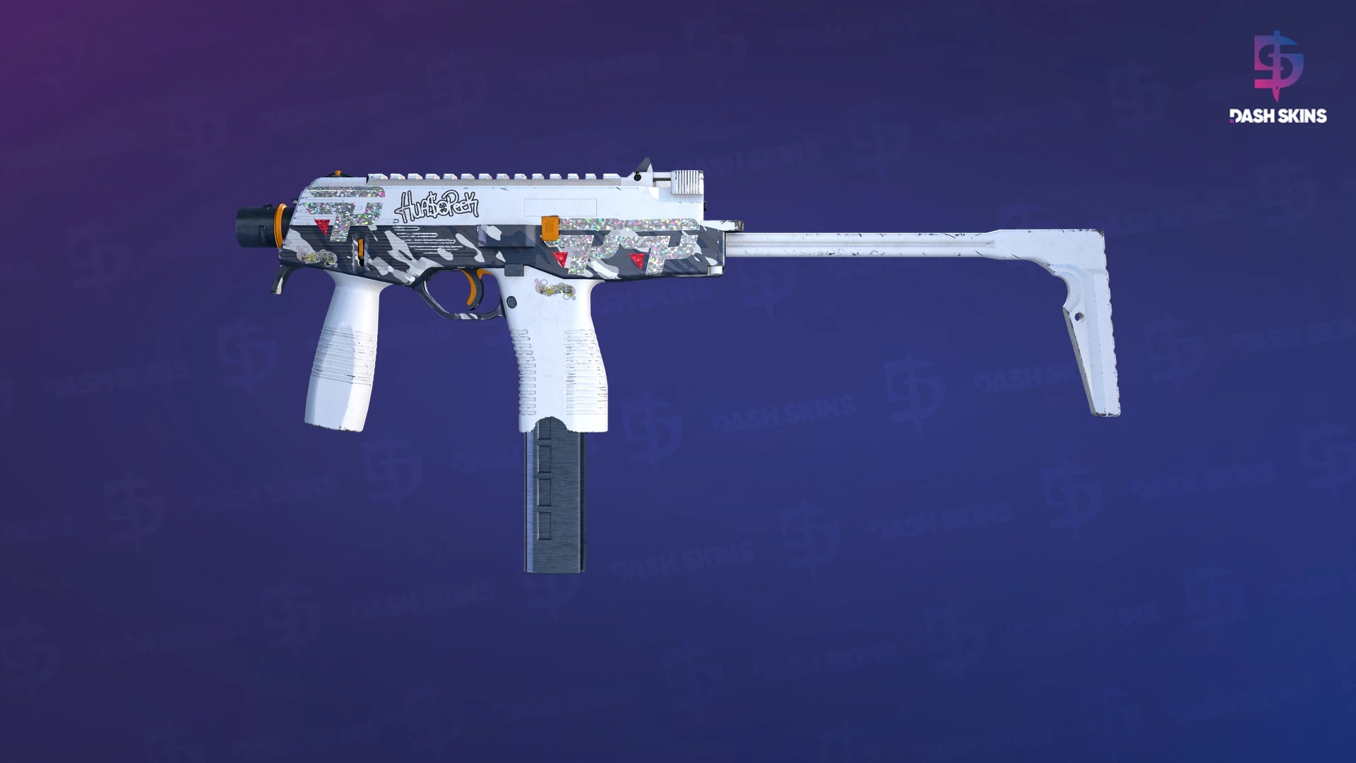 MP9 | Arctic Tri-Tone (Minimal Wear) Screenshot Playside