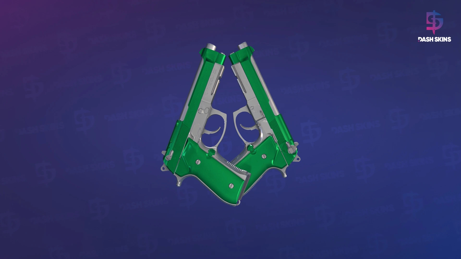 Dual Berettas | Emerald (Factory New) Screenshot Playside