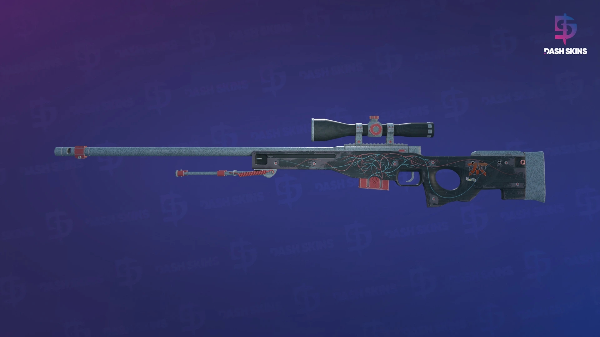 AWP | Capillary (Field-Tested) Screenshot Playside