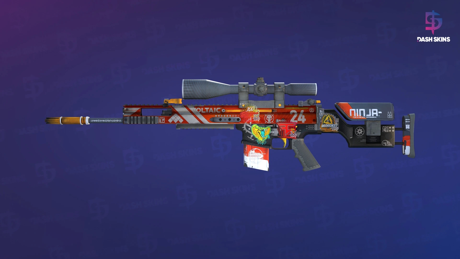 SCAR-20 | Bloodsport (Minimal Wear) Screenshot Playside
