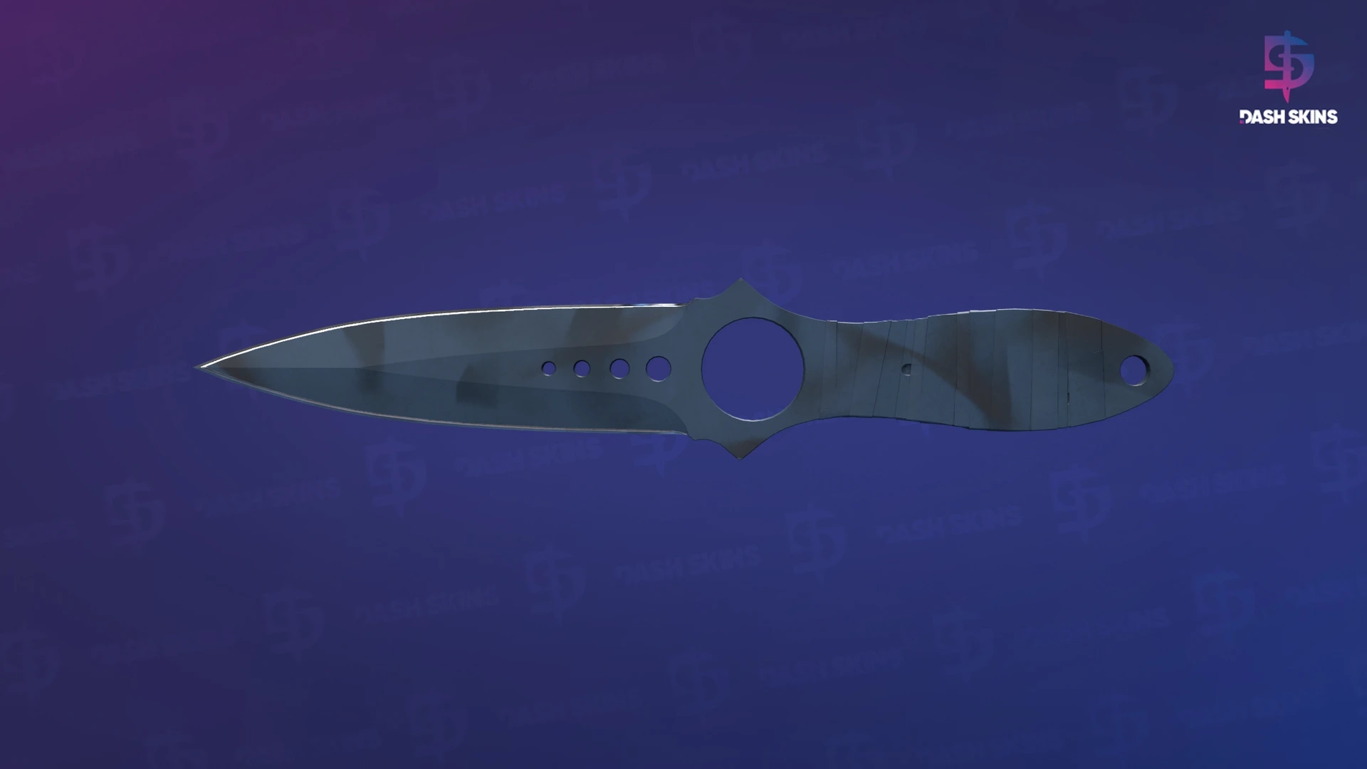★ Skeleton Knife | Night Stripe (Field-Tested) Screenshot Playside