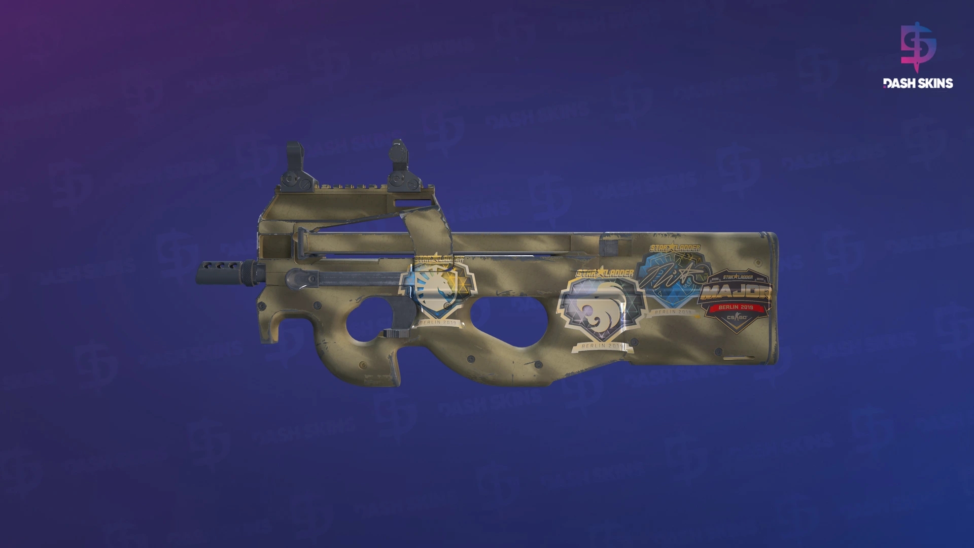 Souvenir P90 | Sand Spray (Field-Tested) Screenshot Playside