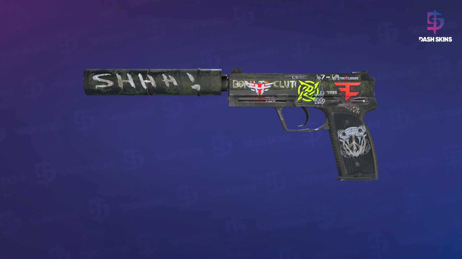USP-S | Flashback (Well-Worn) Screenshot Playside