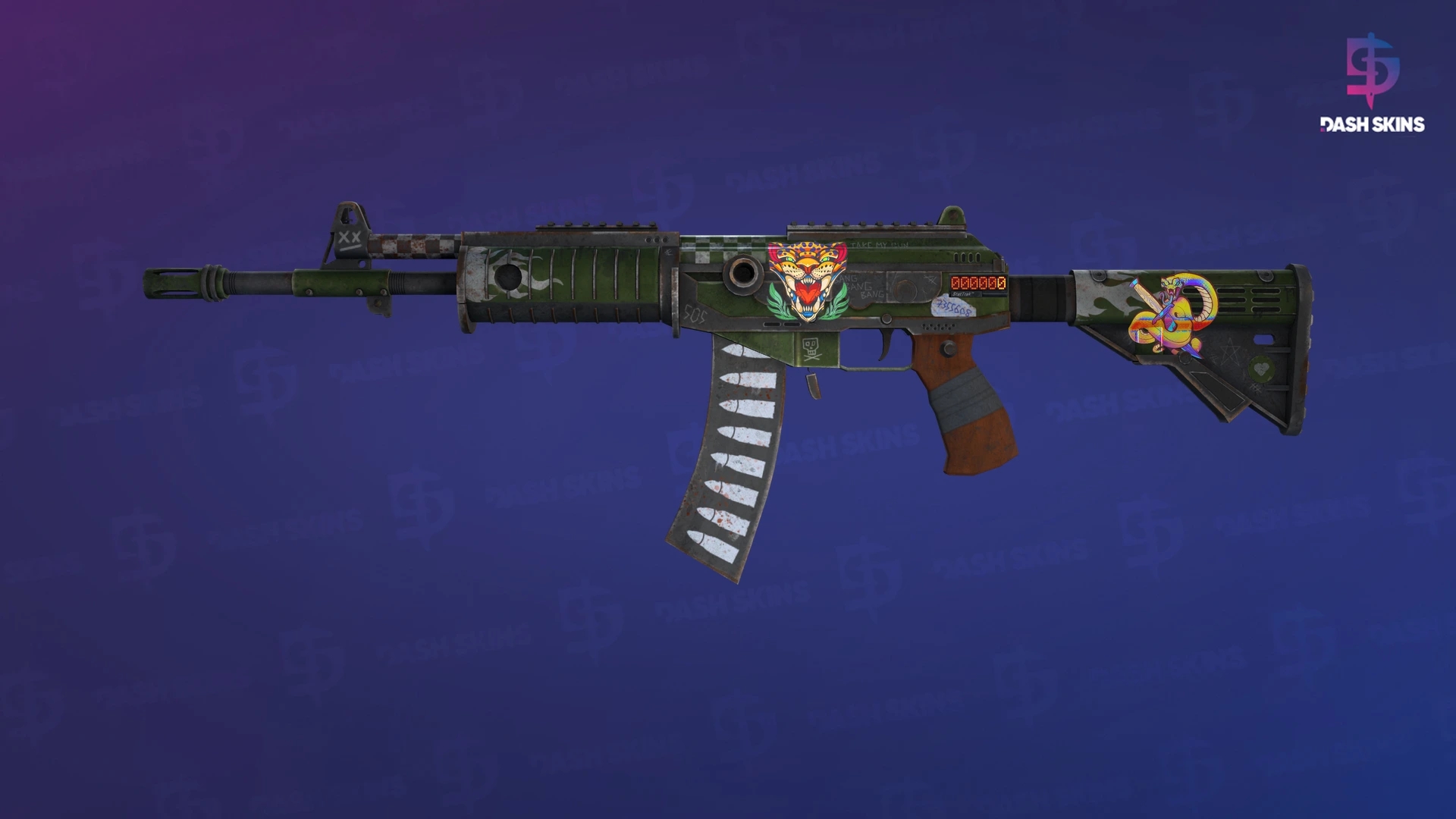 StatTrak™ Galil AR | Vandal (Well-Worn) Screenshot Playside