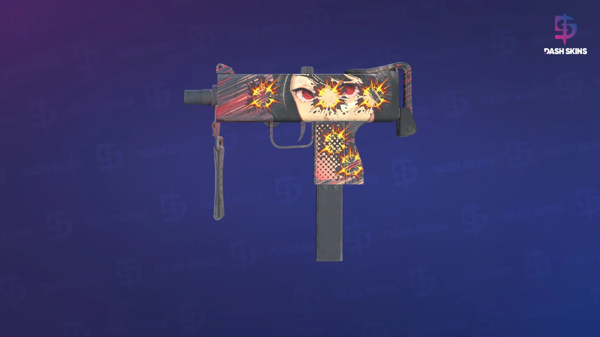 MAC-10 | Sakkaku (Well-Worn) Screenshot Playside