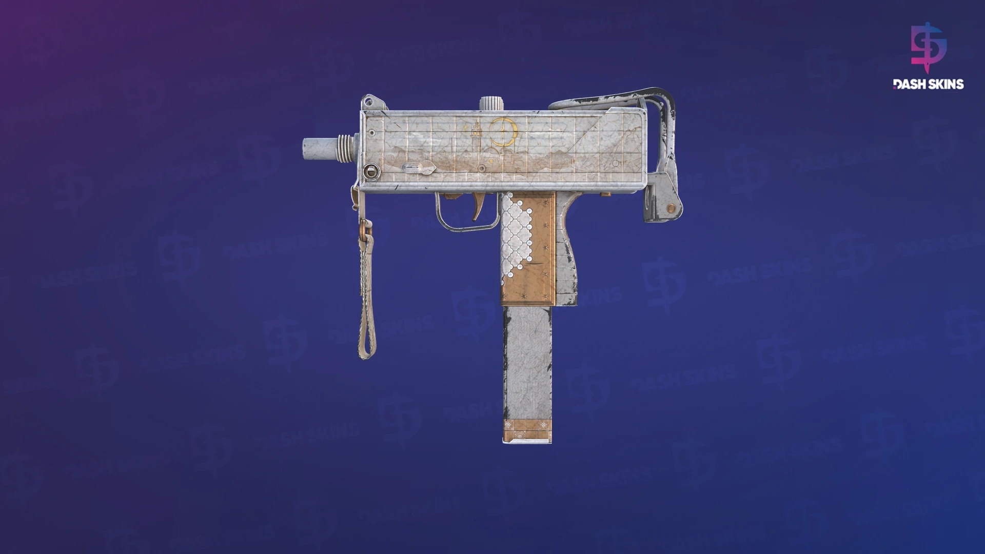 MAC-10 | Arabesque Mosaic (Battle-Scarred) Screenshot Playside
