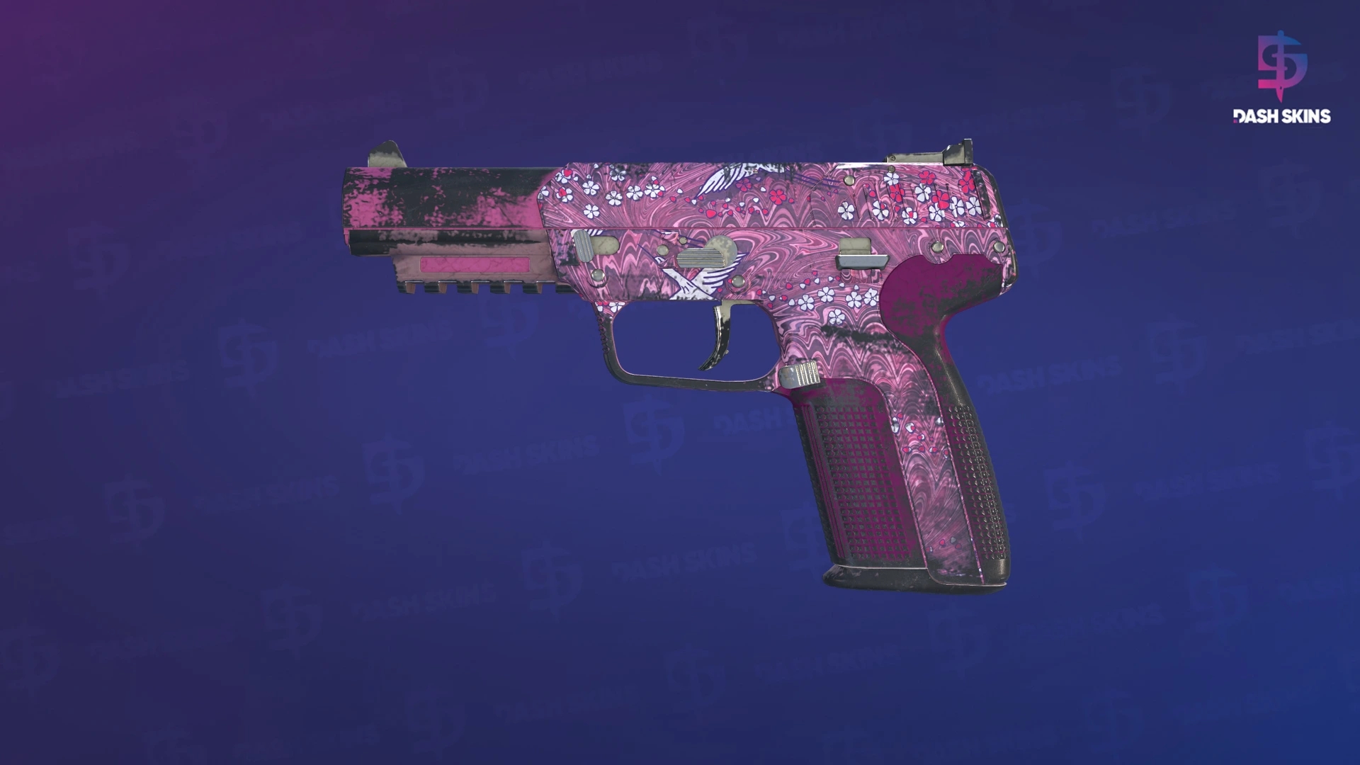 Five-SeveN | Fraise Crane (Well-Worn) Screenshot Playside