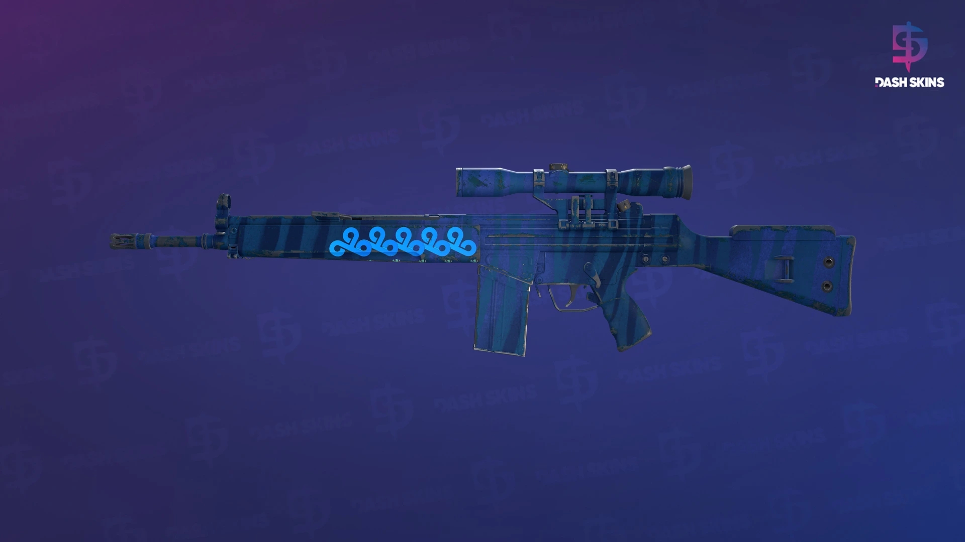 G3SG1 | Azure Zebra (Field-Tested) Screenshot Playside