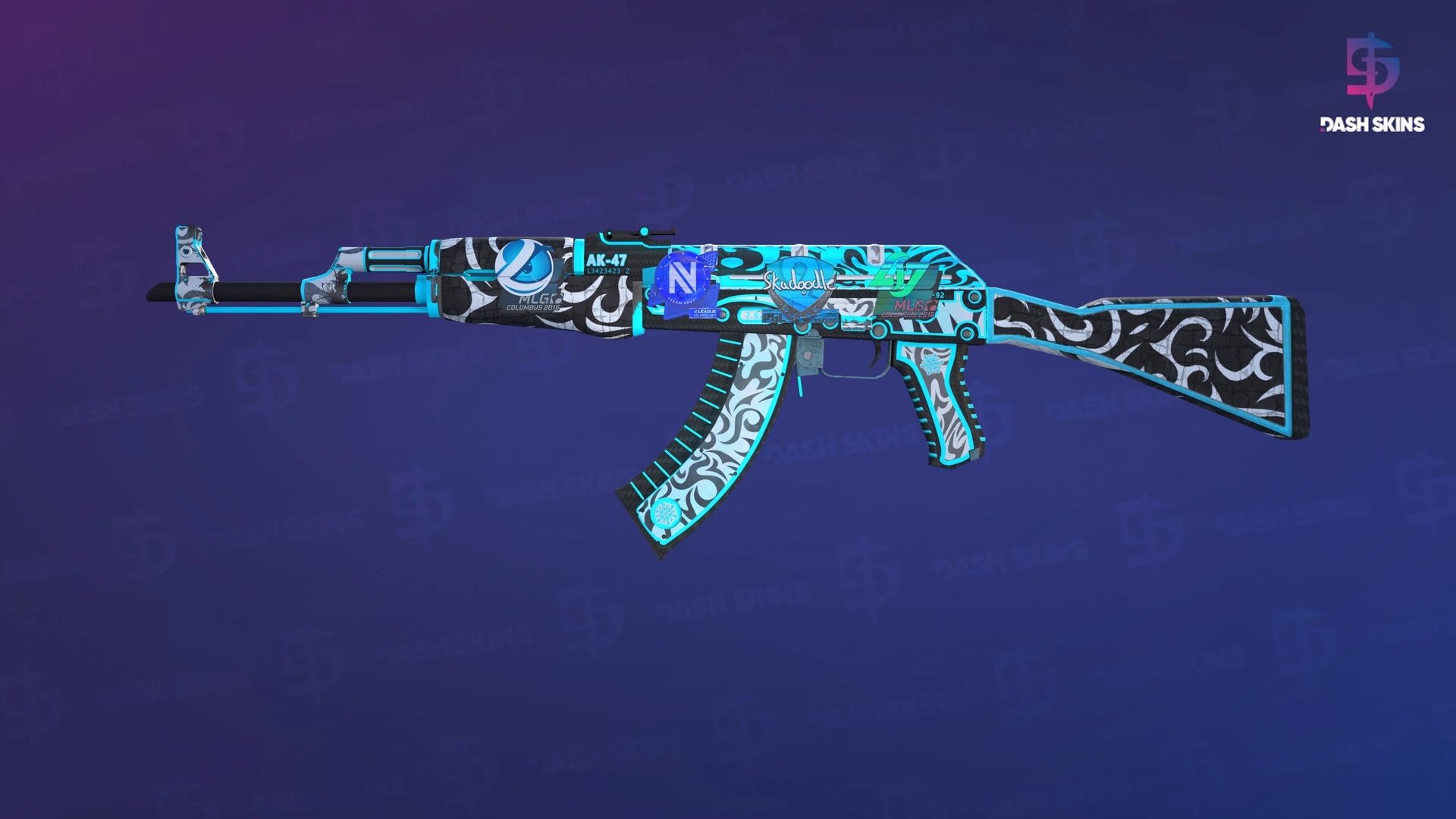 AK-47 | Frontside Misty (Minimal Wear) Screenshot Playside