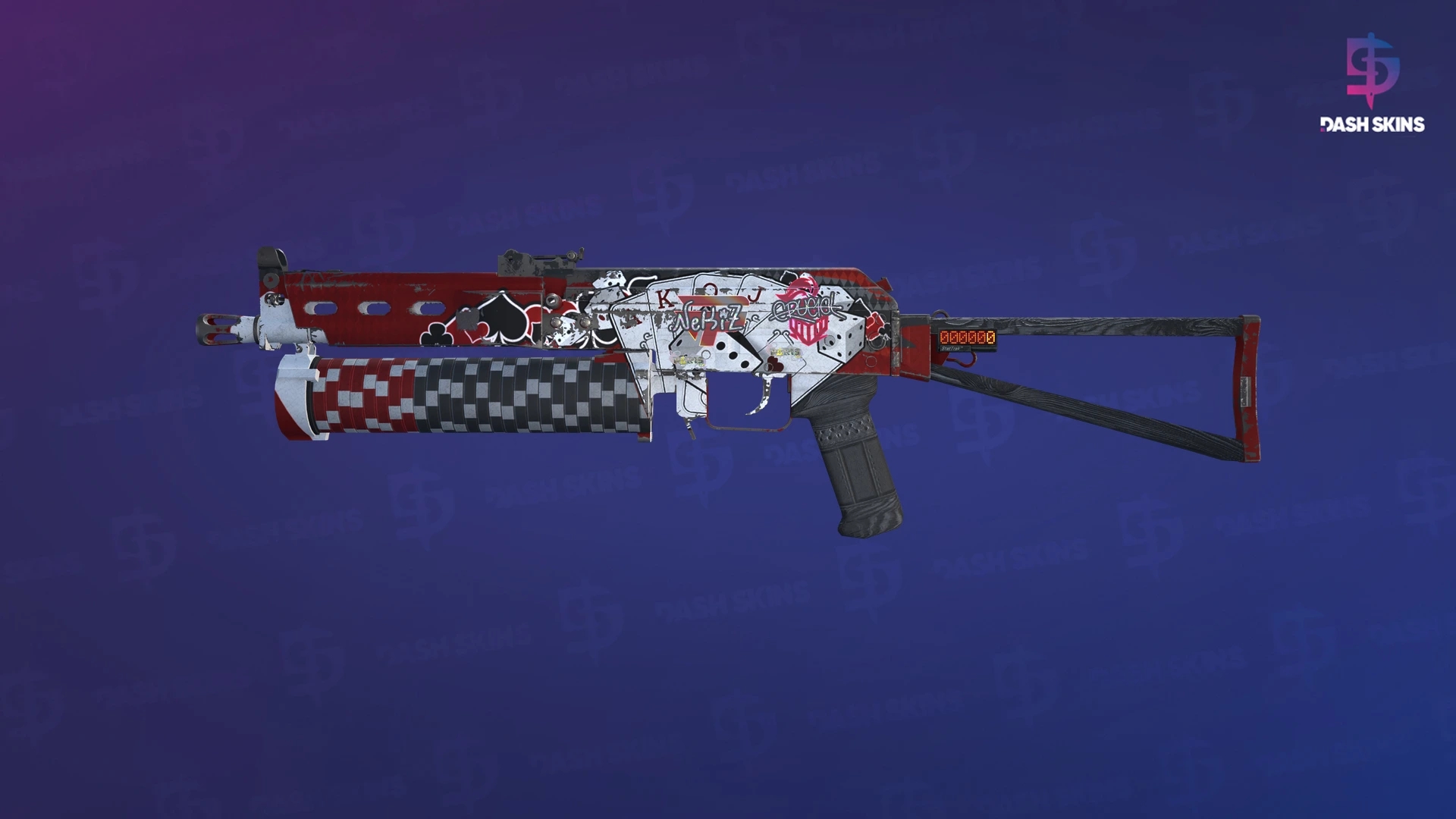 StatTrak™ PP-Bizon | High Roller (Well-Worn) Screenshot Playside