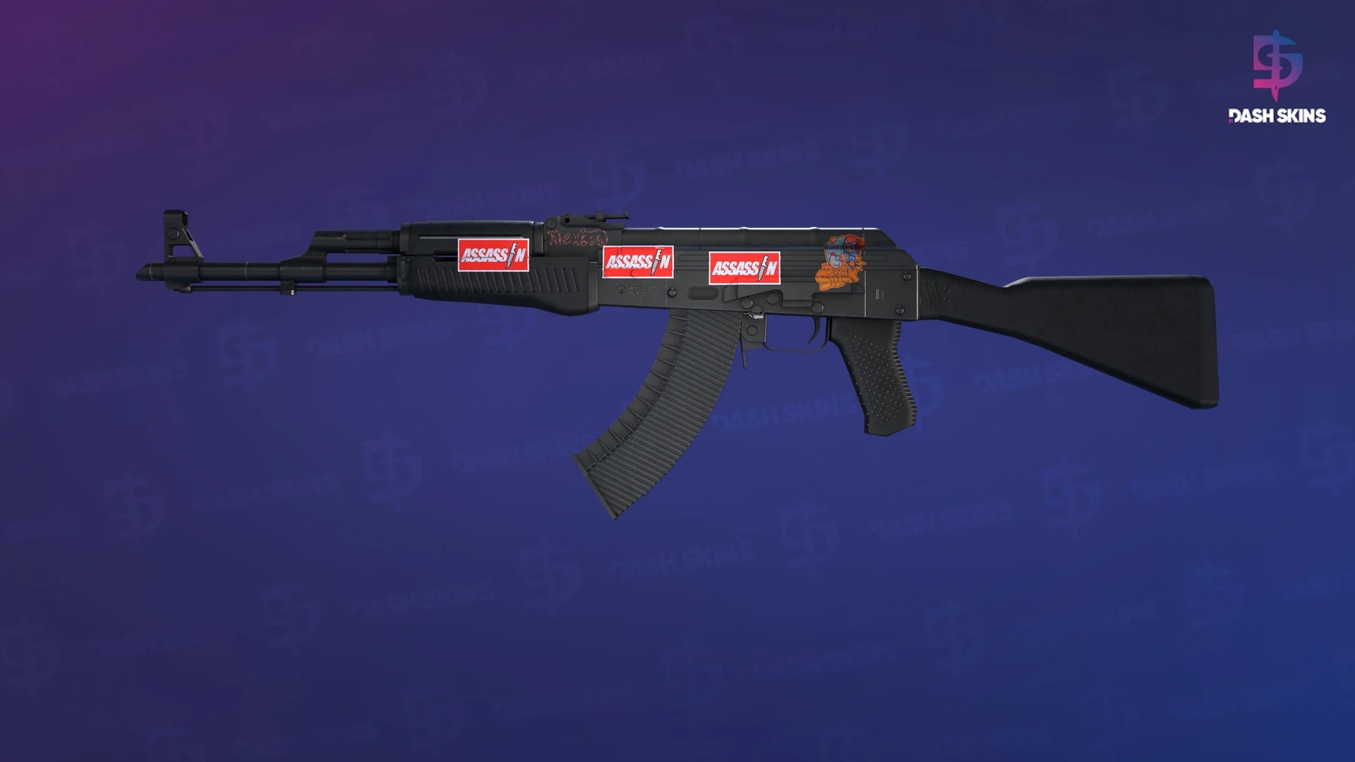 AK-47 | Slate (Well-Worn) Screenshot Playside