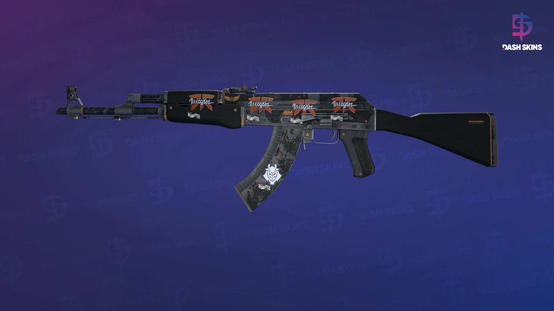 AK-47 | Elite Build (Well-Worn) Screenshot Playside