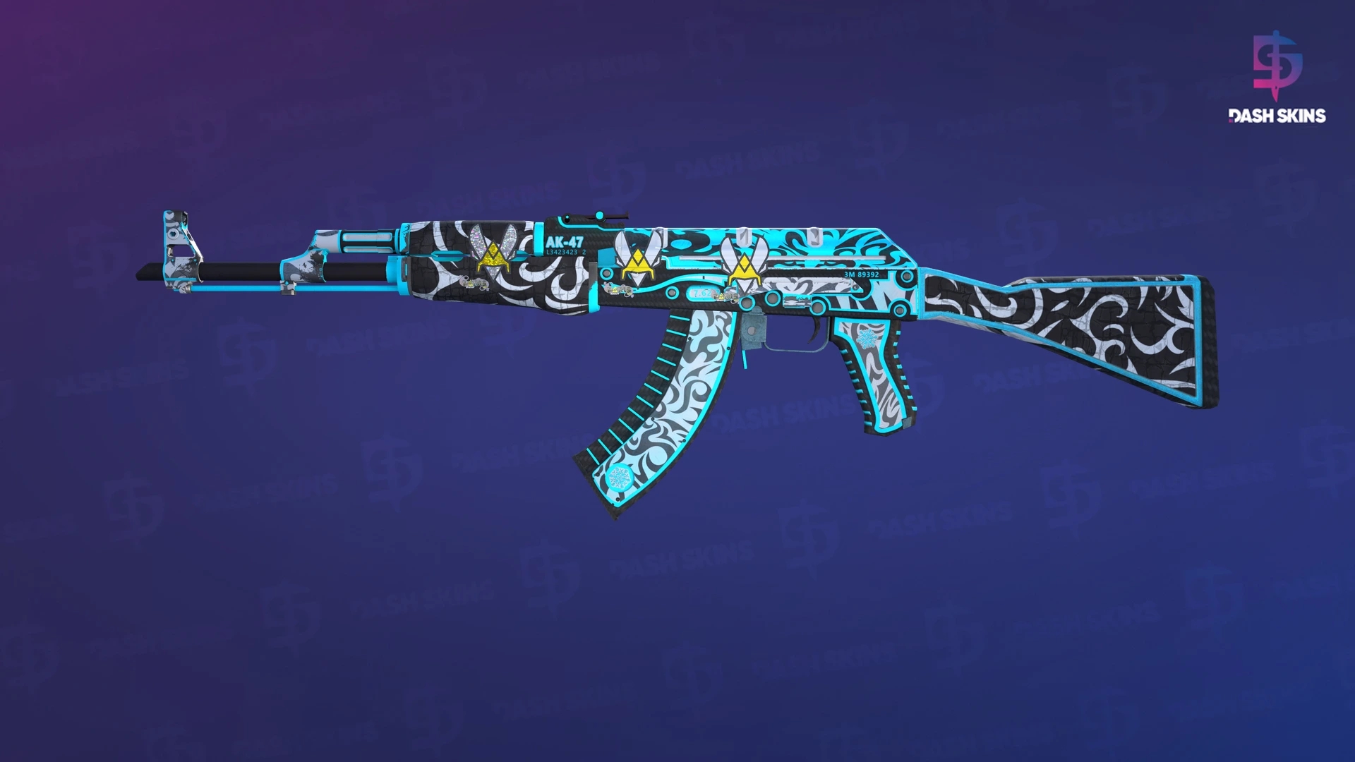 AK-47 | Frontside Misty (Minimal Wear) Screenshot Playside
