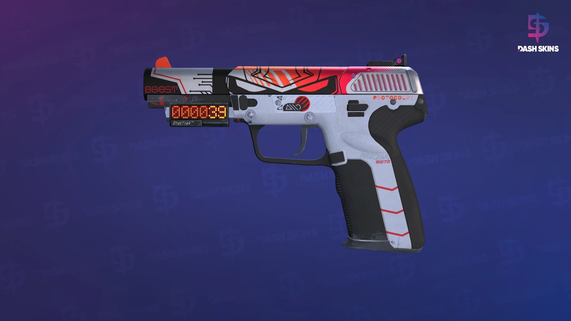 StatTrak™ Five-SeveN | Boost Protocol (Field-Tested) Screenshot Playside