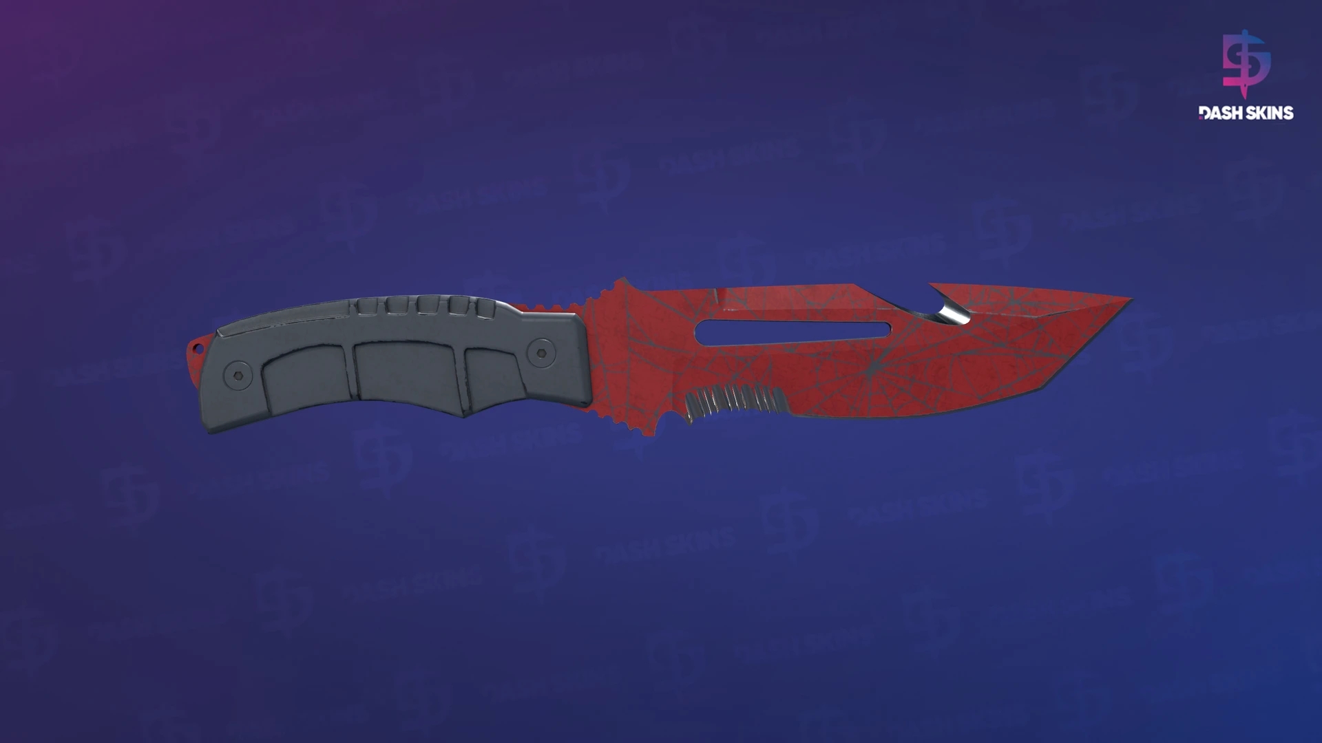 ★ Survival Knife | Crimson Web (Well-Worn) Screenshot Playside