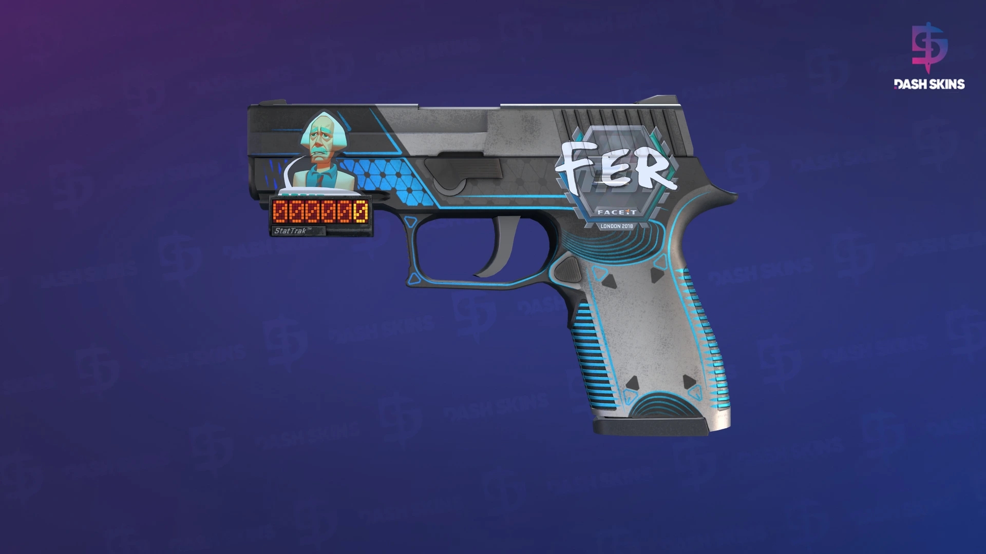 StatTrak™ P250 | Valence (Field-Tested) Screenshot Playside