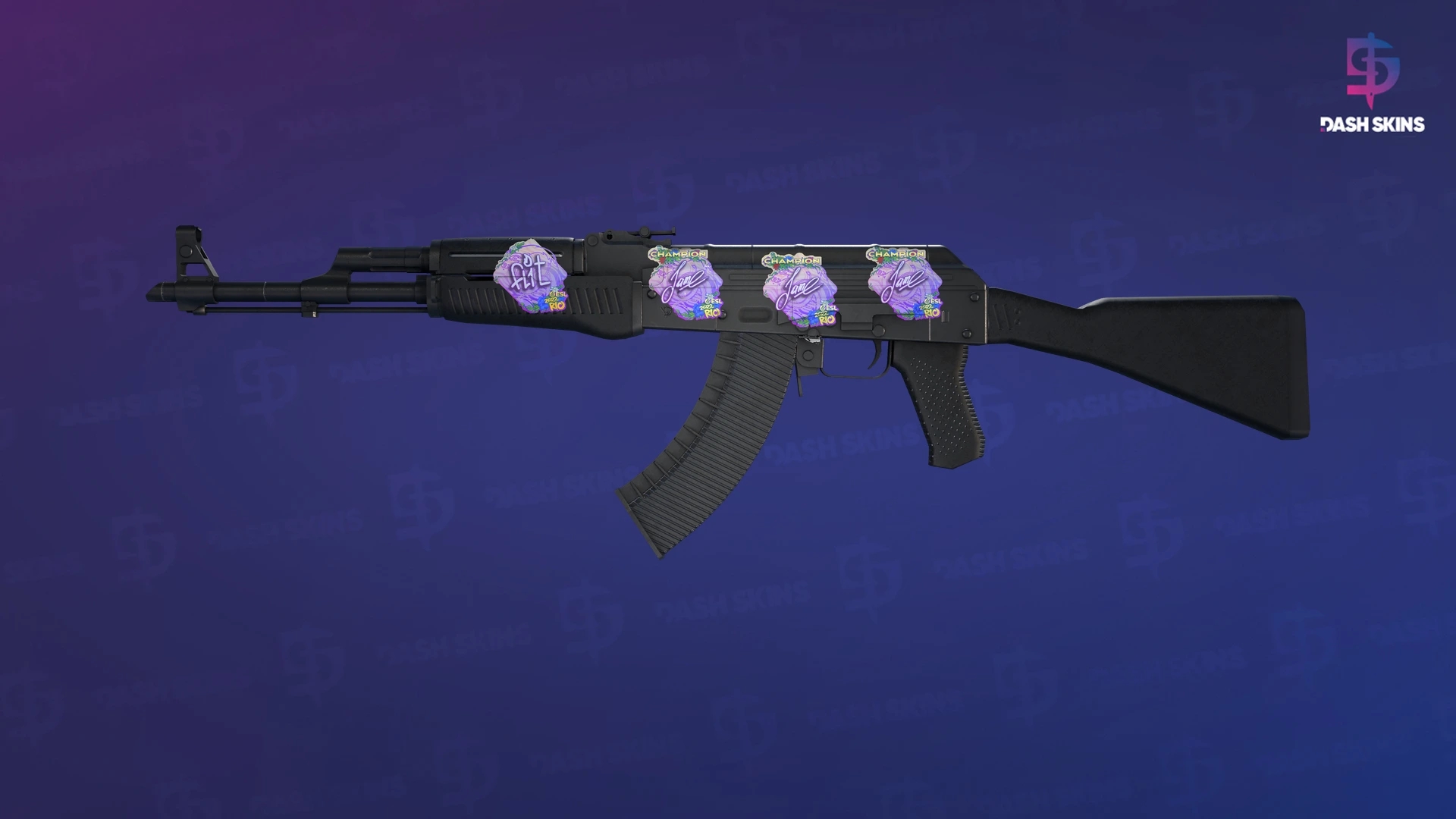 AK-47 | Slate (Well-Worn) Screenshot Playside