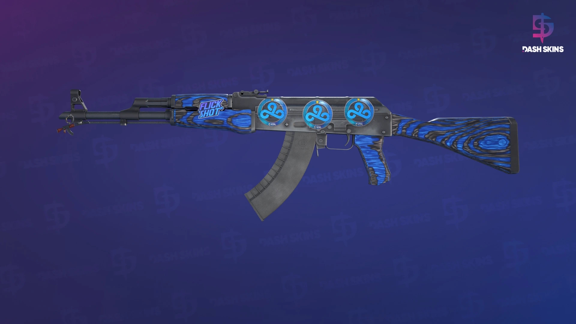 AK-47 | Blue Laminate (Field-Tested) Screenshot Playside