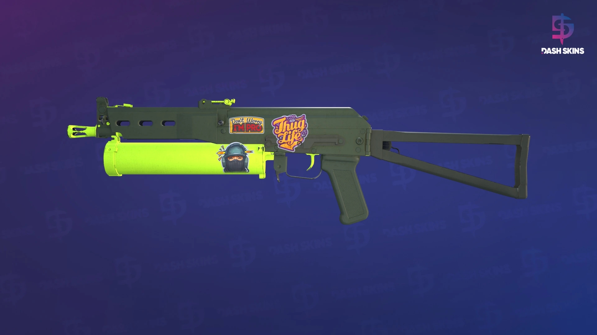 PP-Bizon | Chemical Green (Minimal Wear) Screenshot Playside