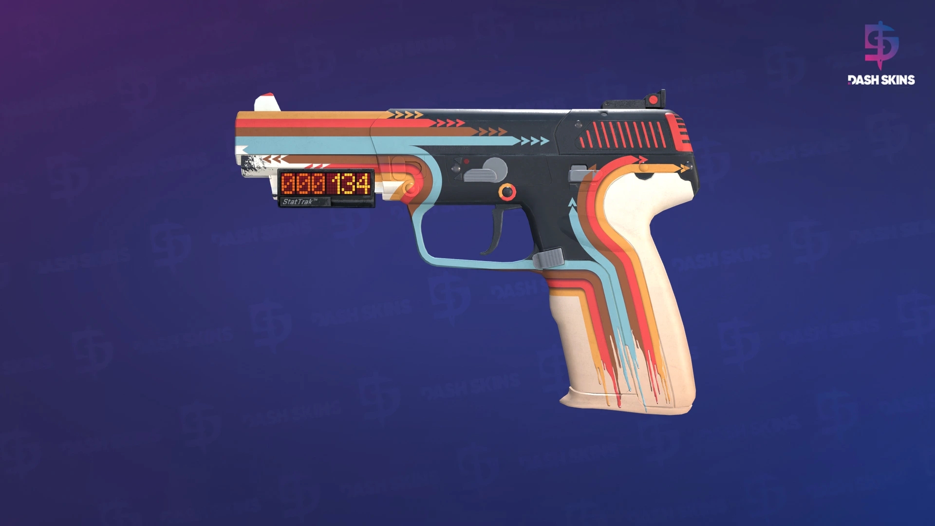 StatTrak™ Five-SeveN | Retrobution (Minimal Wear) Screenshot Playside
