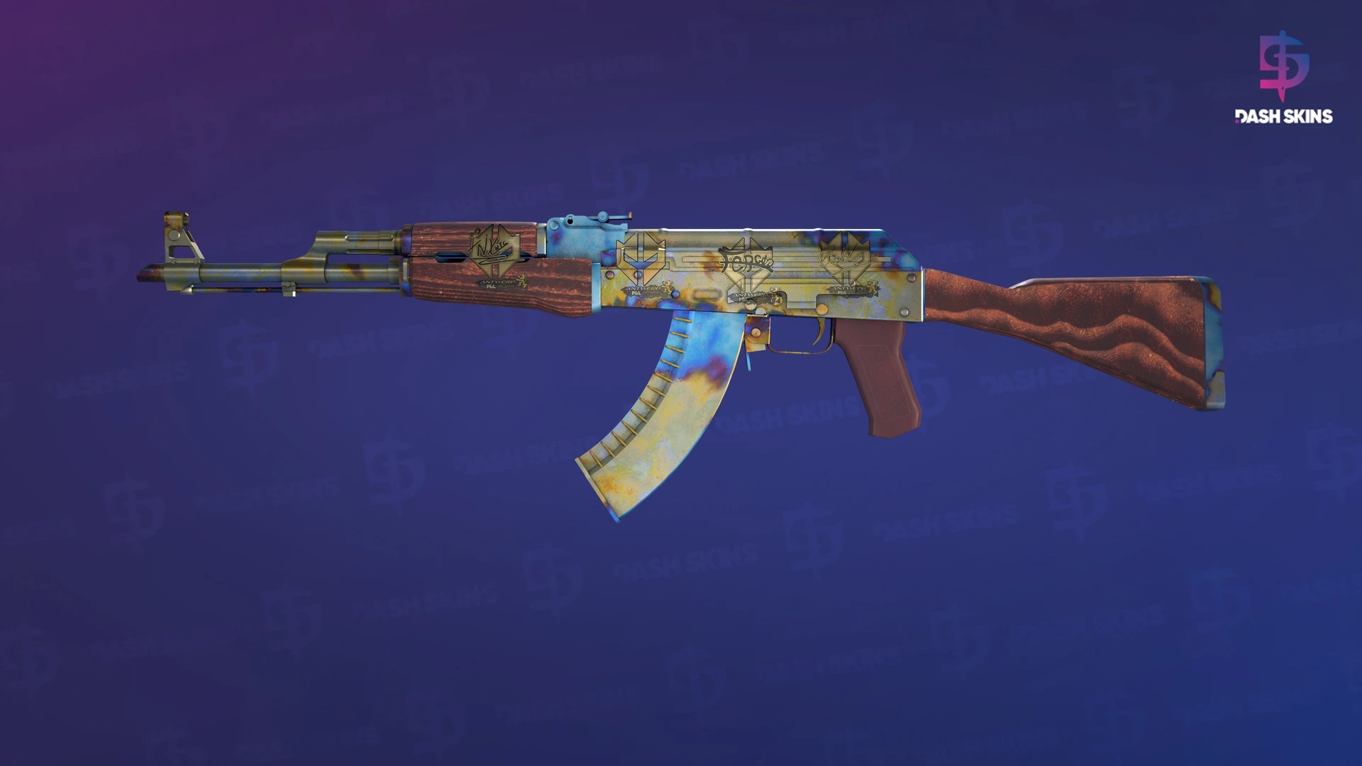 AK-47 | Case Hardened (Minimal Wear) Screenshot Playside