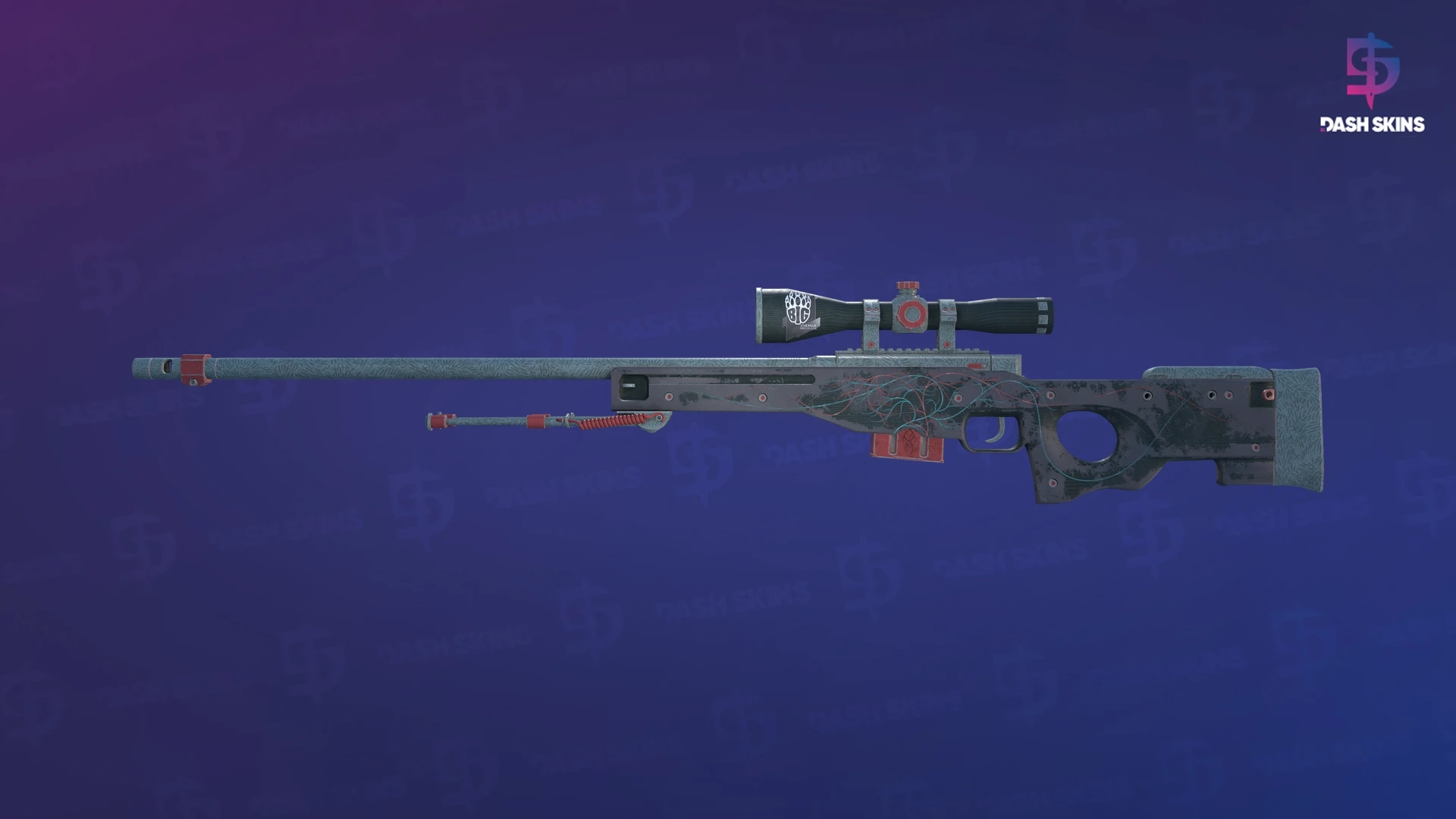 AWP | Capillary (Battle-Scarred) Screenshot Playside