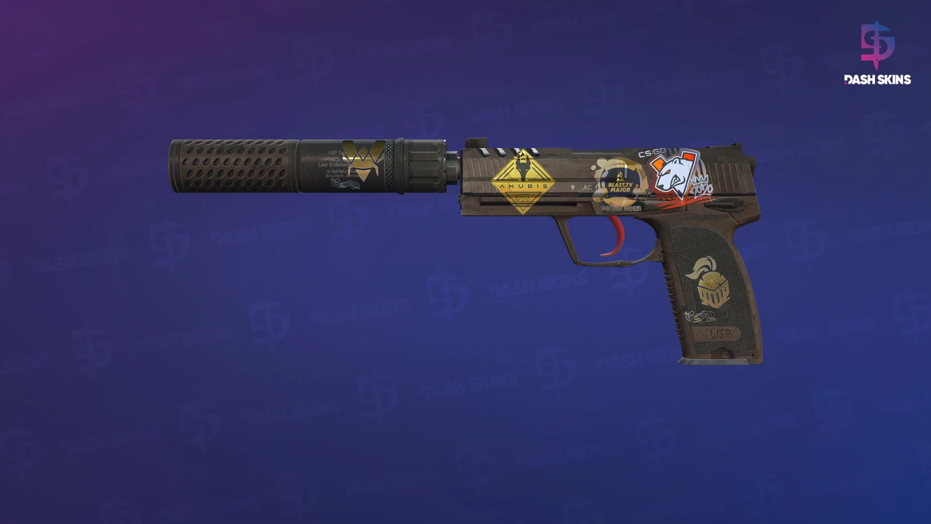 Souvenir USP-S | Desert Tactical (Well-Worn) Screenshot Playside