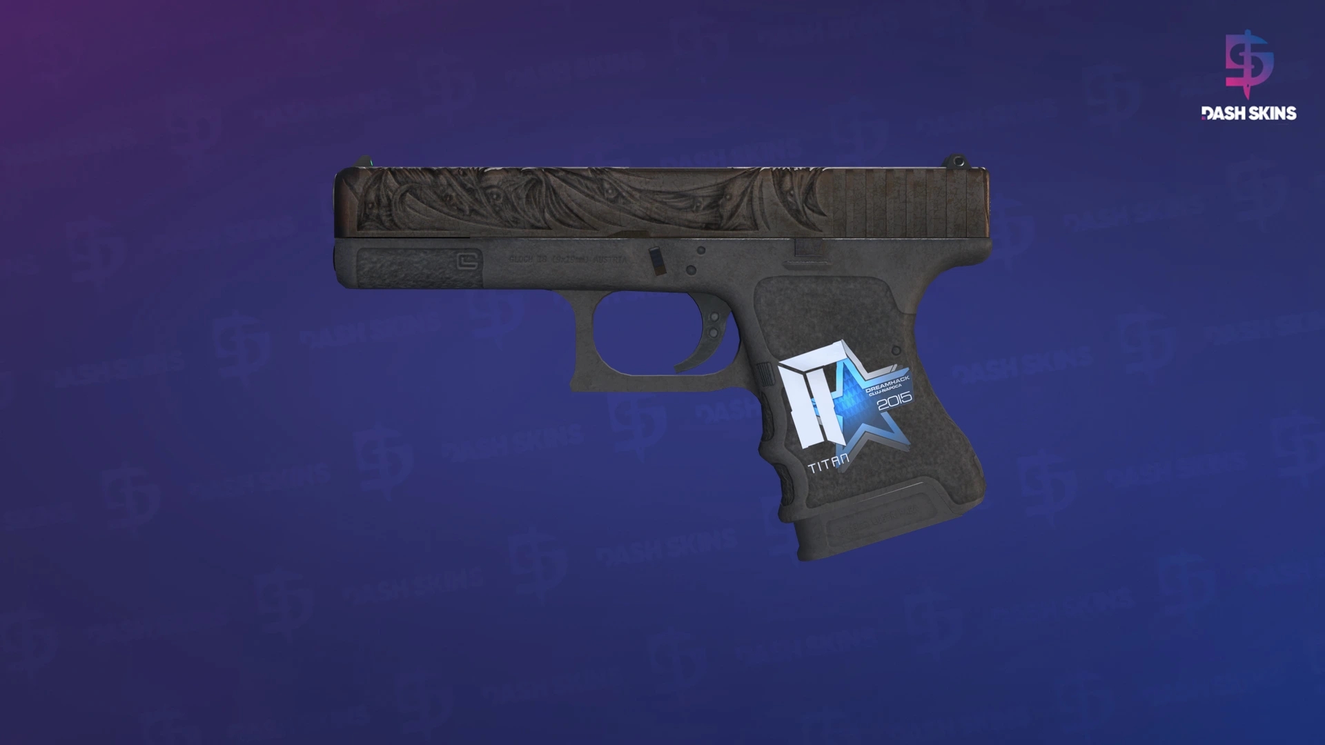 Glock-18 | Wraiths (Battle-Scarred) Screenshot Playside