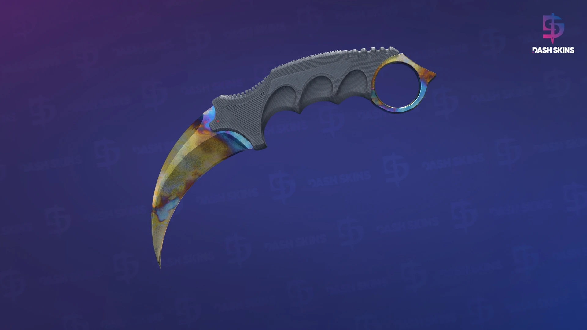 ★ Karambit | Case Hardened (Well-Worn) Screenshot Playside