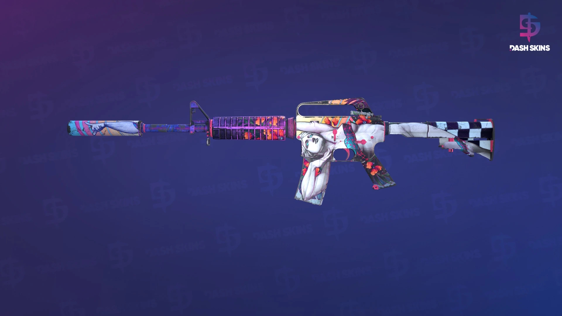 M4A1-S | Vaporwave (Field-Tested) Screenshot Playside