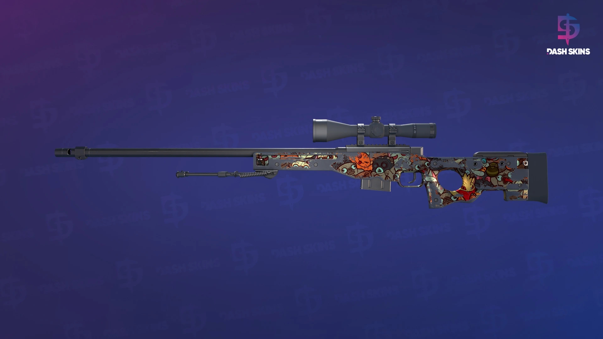 AWP | PAW (Well-Worn) Screenshot Playside