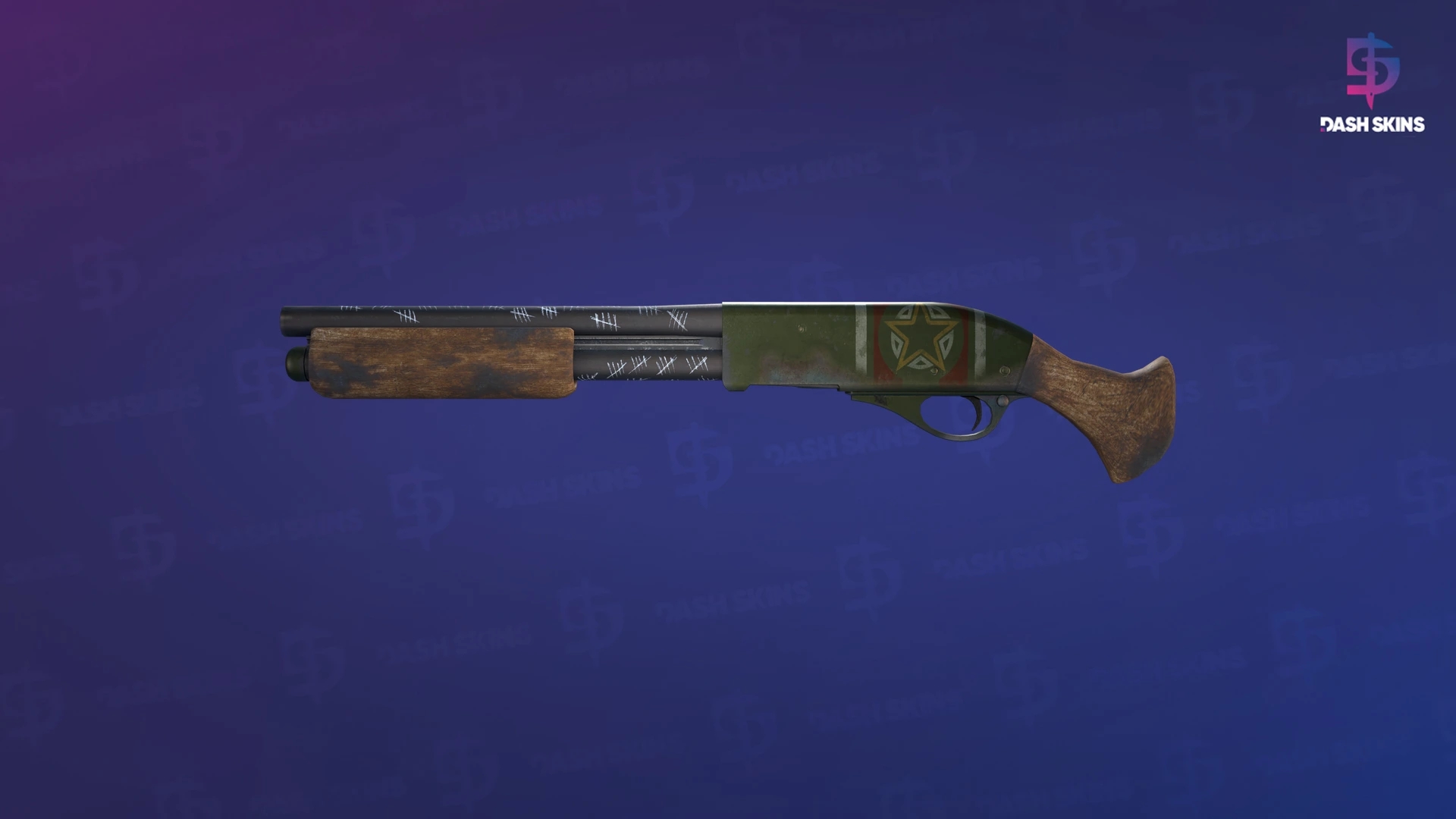 Sawed-Off | Fubar (Battle-Scarred) Screenshot Playside