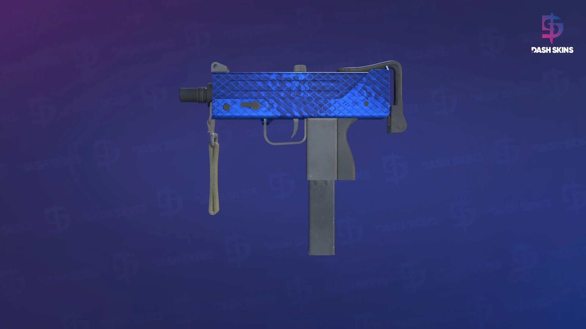MAC-10 | Lapis Gator (Field-Tested) Screenshot Playside