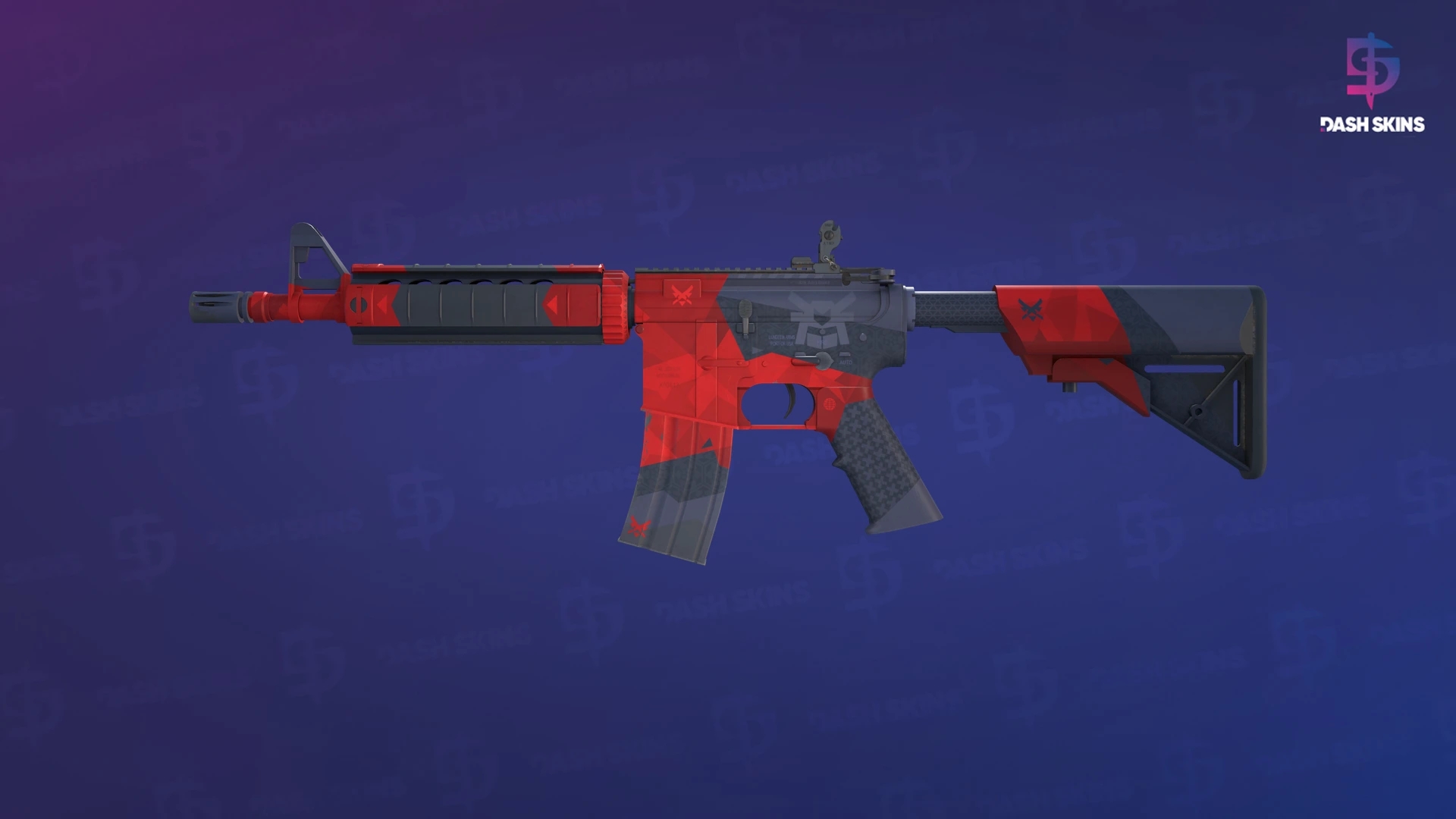 M4A4 | Evil Daimyo (Minimal Wear) Screenshot Playside