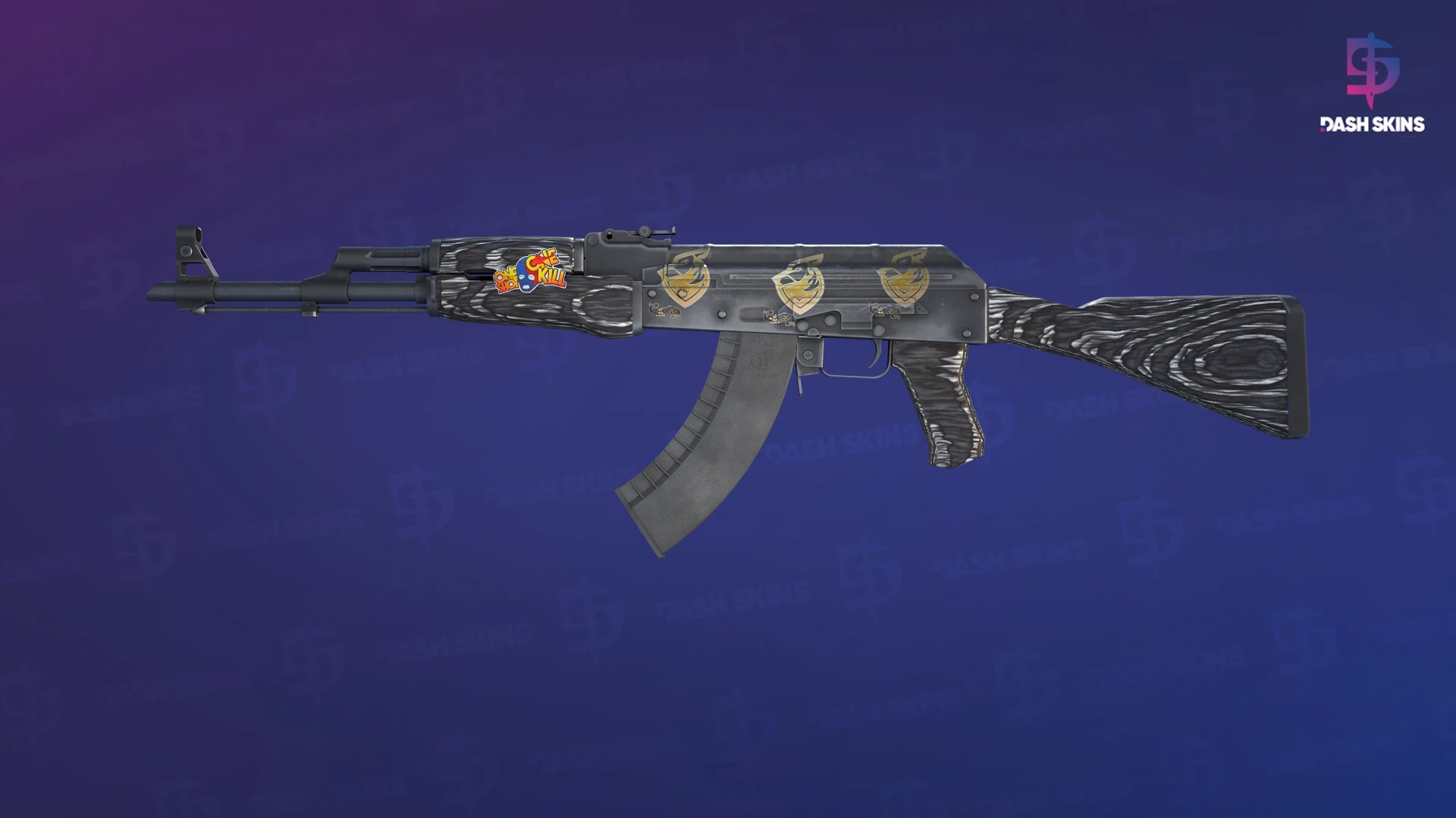 AK-47 | Black Laminate (Battle-Scarred) Screenshot Playside