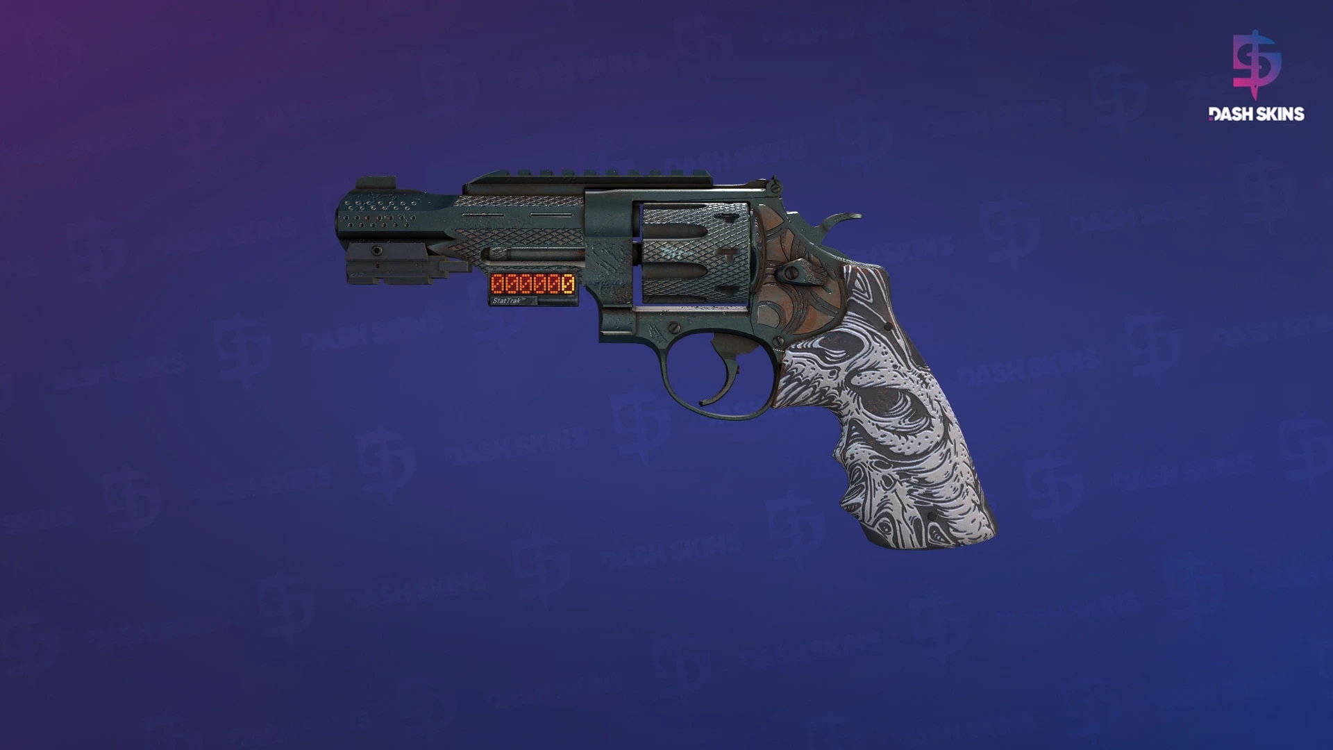 StatTrak™ R8 Revolver | Bone Forged (Field-Tested) Screenshot Playside