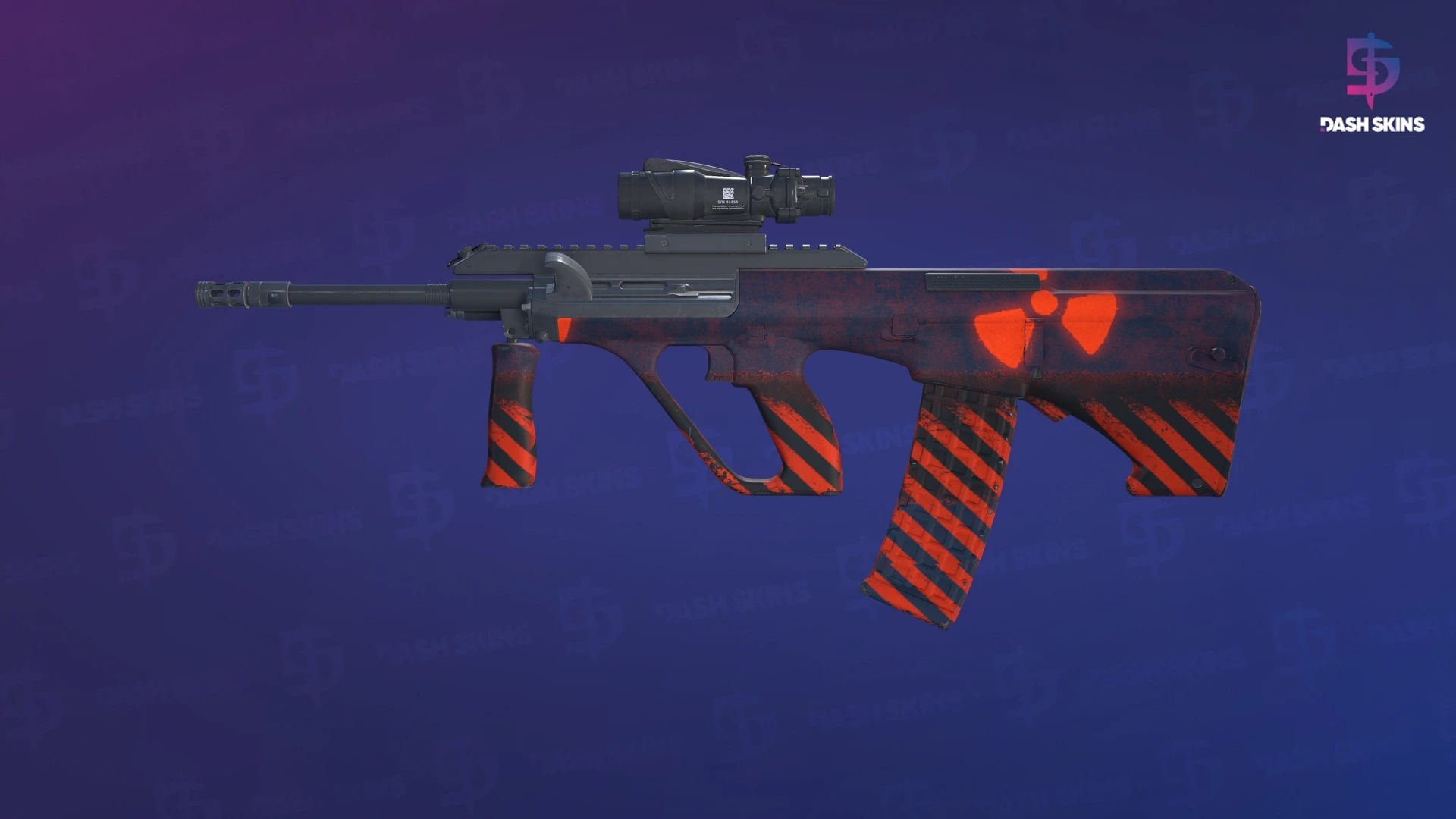 AUG | Radiation Hazard (Factory New) Screenshot Playside