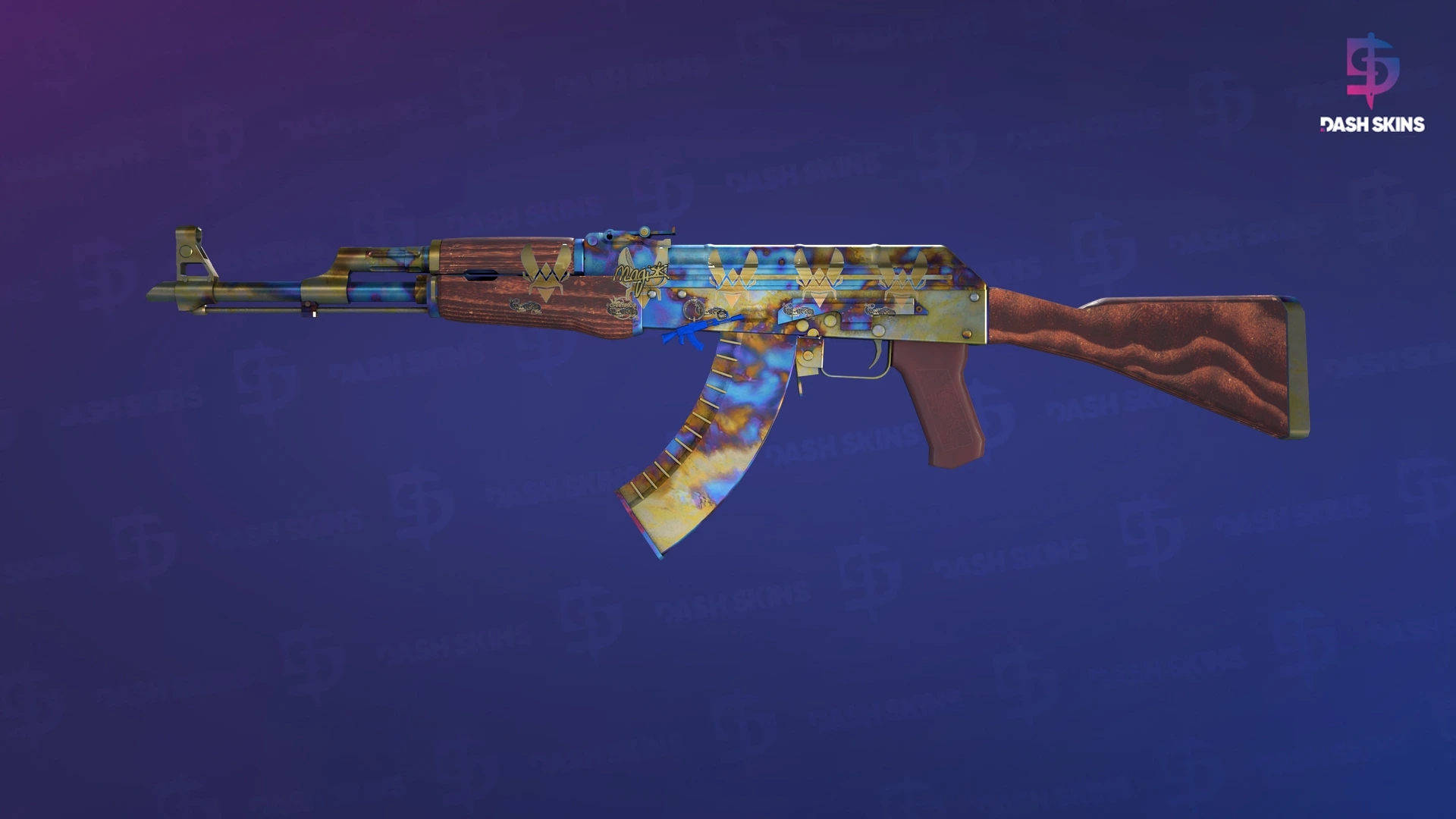 AK-47 | Case Hardened (Minimal Wear) Screenshot Playside