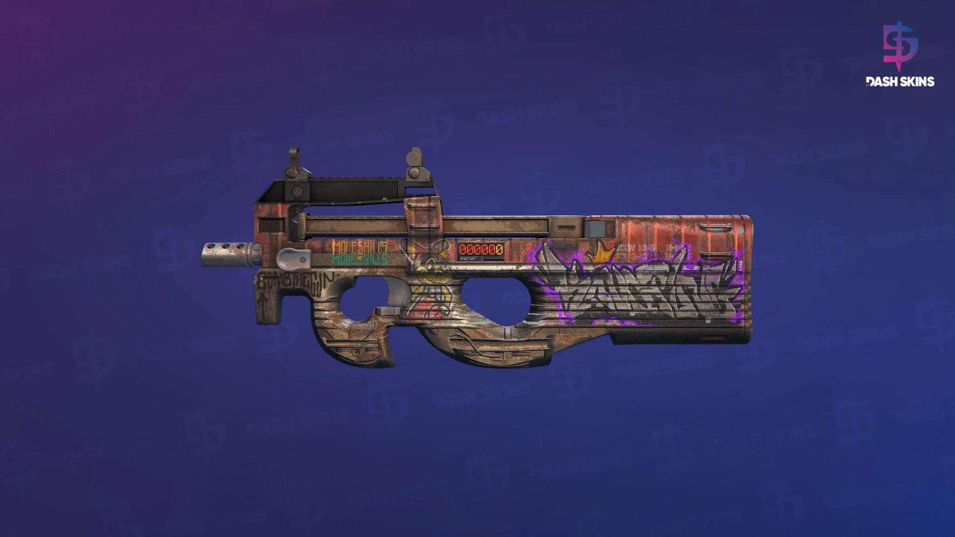 StatTrak™ P90 | Freight (Minimal Wear) Screenshot Playside