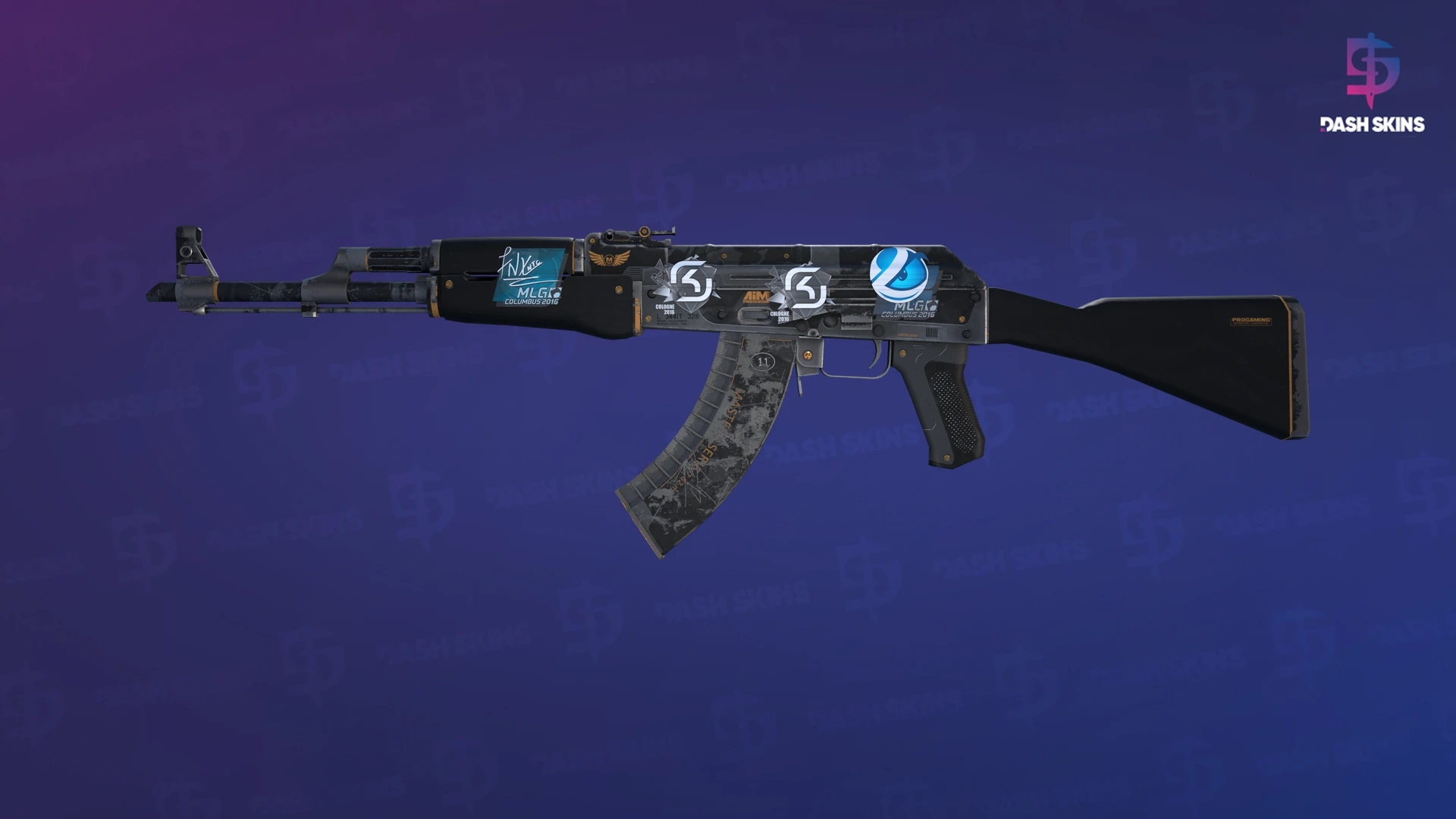 AK-47 | Elite Build (Well-Worn) Screenshot Playside
