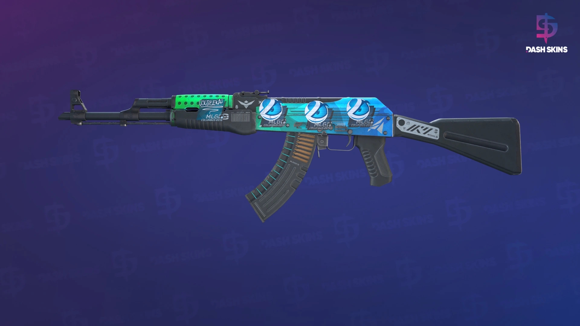 AK-47 | Ice Coaled (Field-Tested) Screenshot Playside