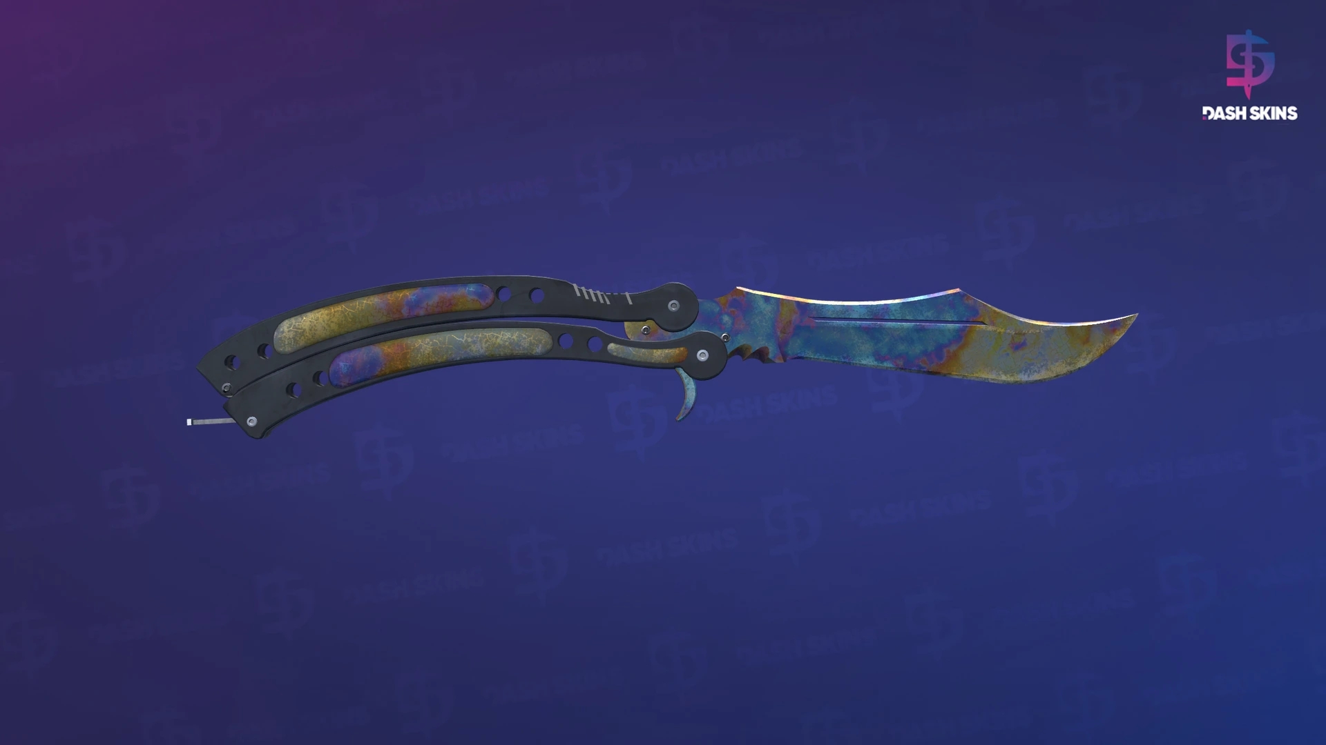 ★ Butterfly Knife | Case Hardened (Battle-Scarred) Screenshot Playside