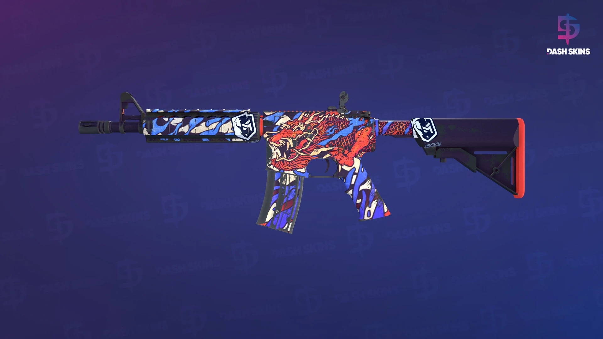 M4A4 | 龍王 (Dragon King) (Field-Tested) Screenshot Playside