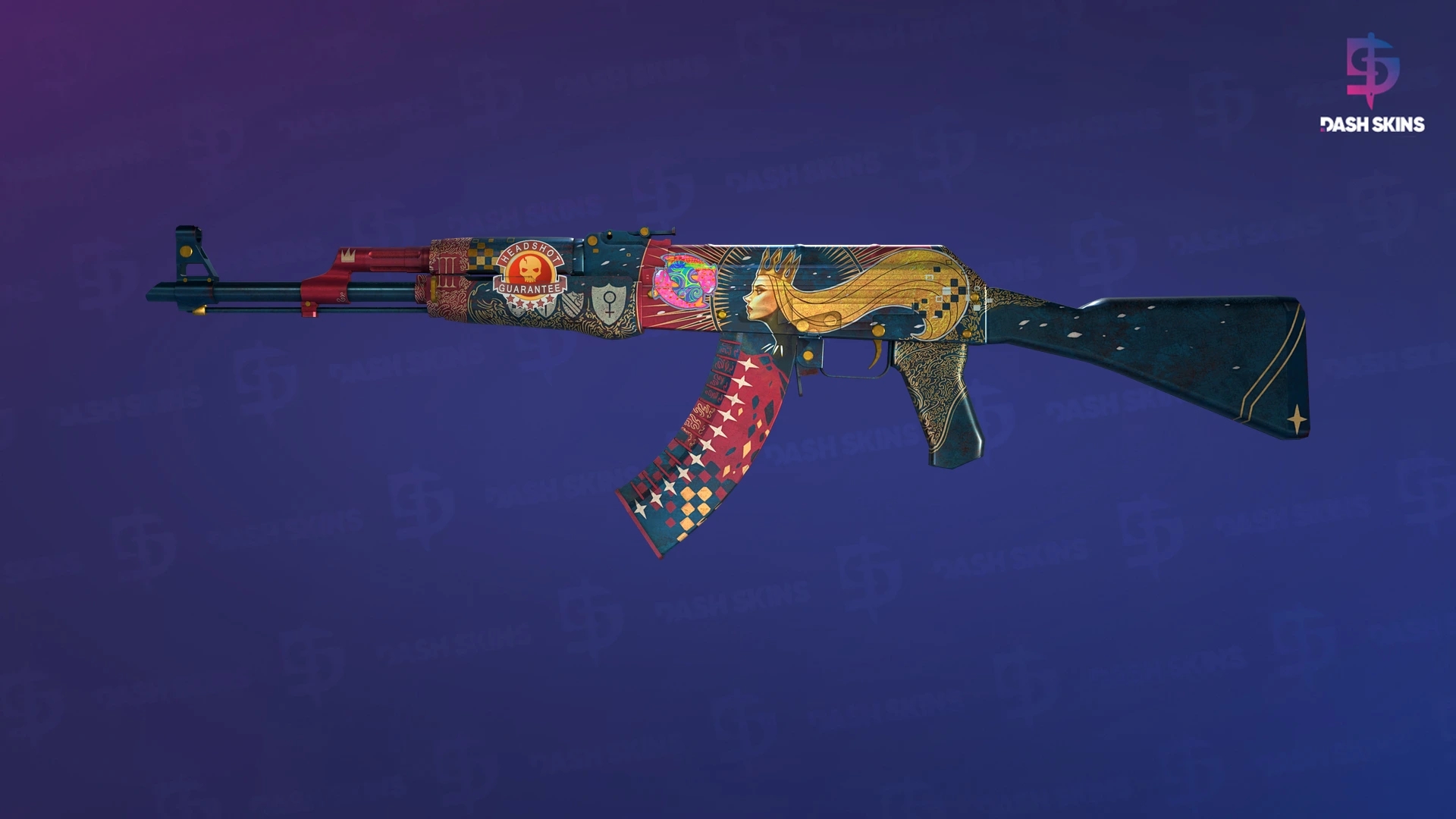 AK-47 | The Empress (Well-Worn) Screenshot Playside