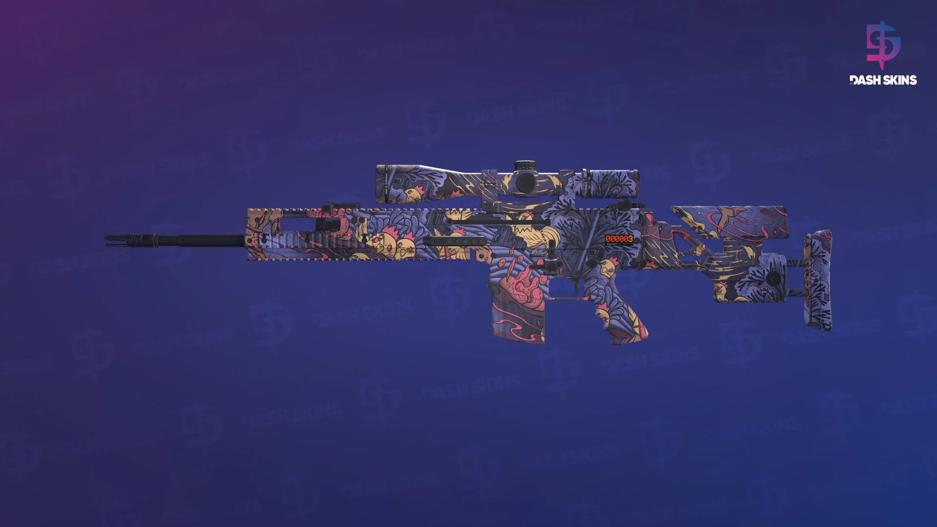 StatTrak™ SCAR-20 | Poultrygeist (Factory New) Screenshot Playside